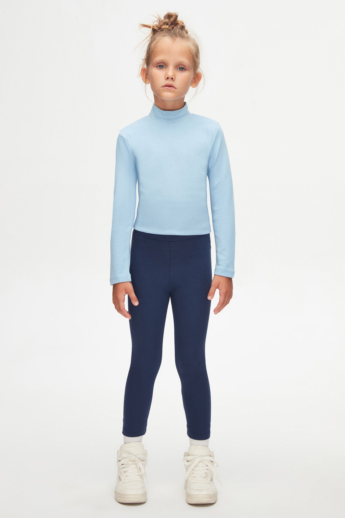 Basic Girls Winter Leggings (NAVY)