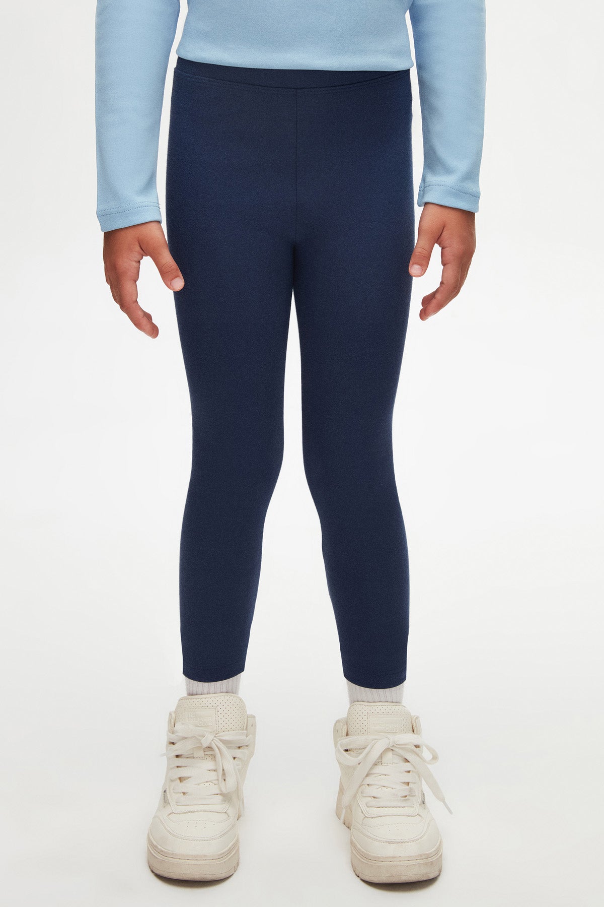 Basic Girls Winter Leggings (NAVY)