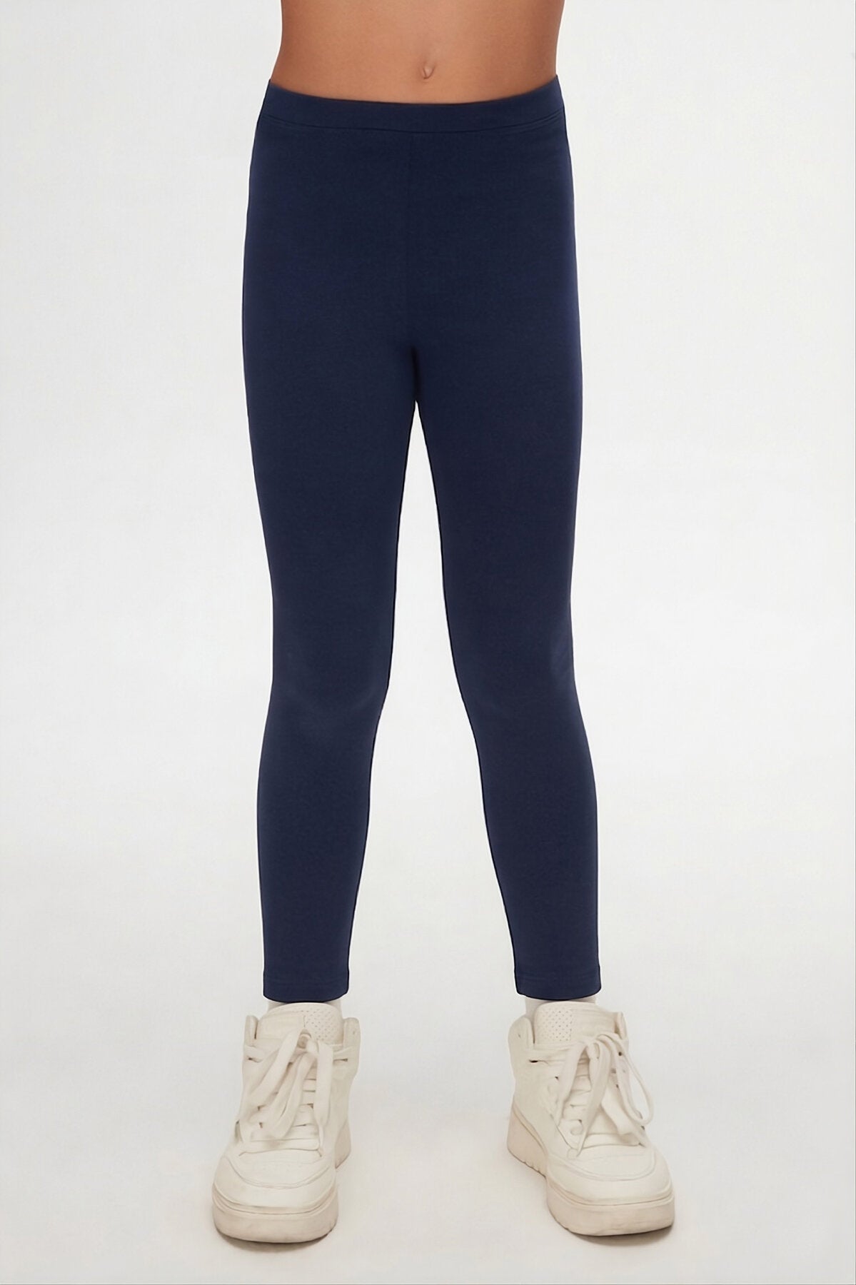 Girls' Basic Summer Leggings (NAVY)
