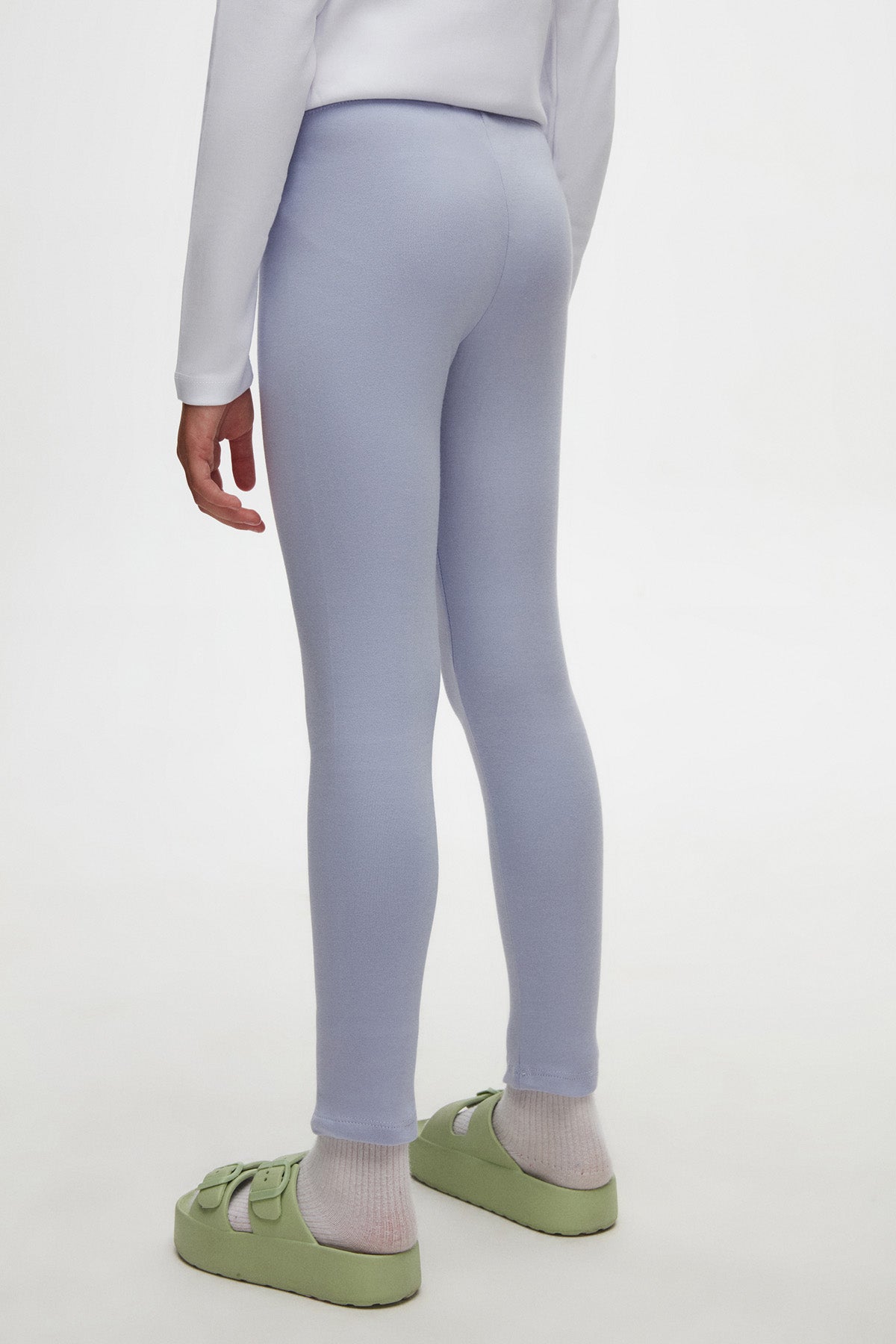 Basic Girls Winter Leggings (MISTY LILAC)