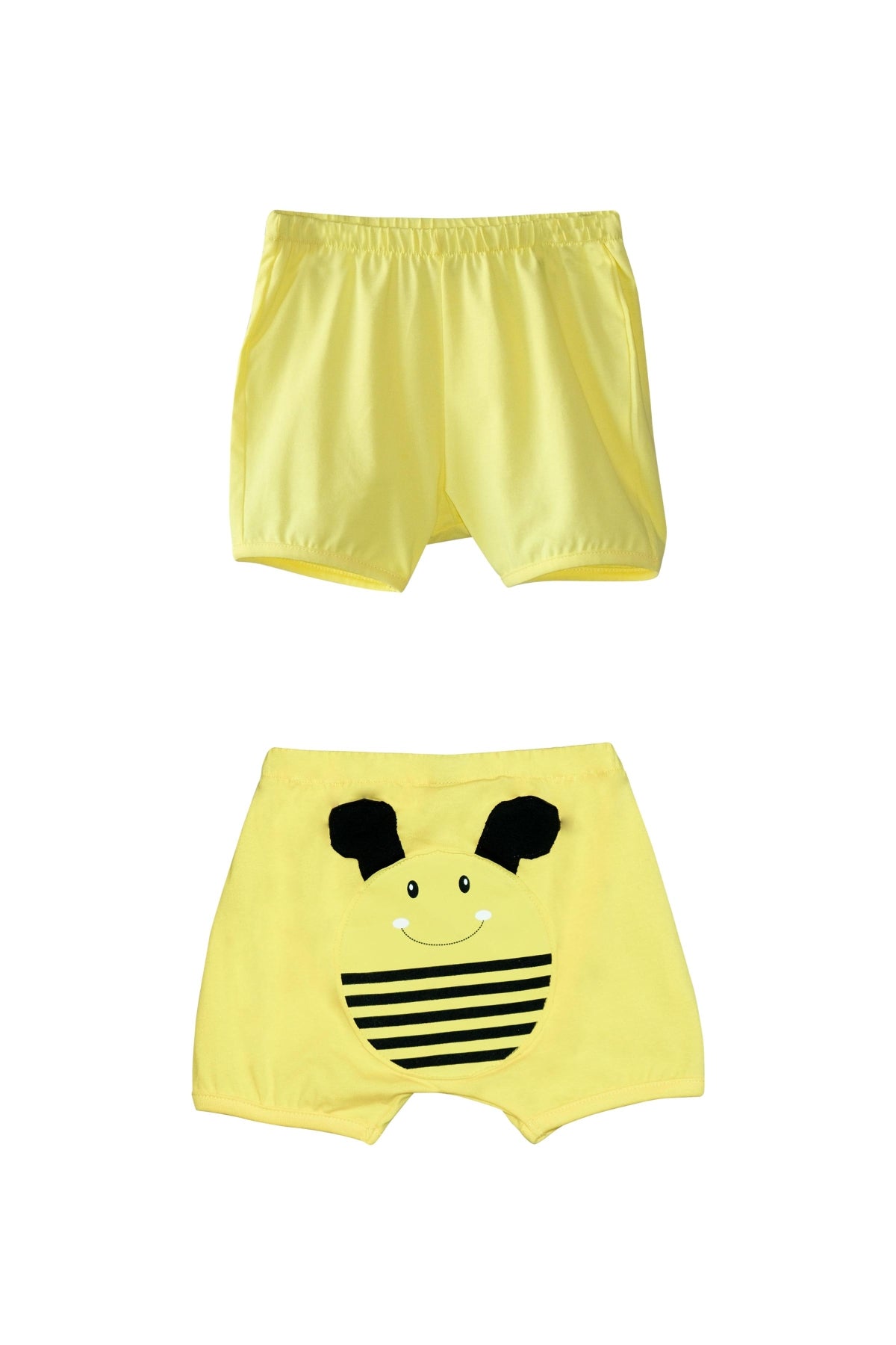 Girls' Bee Print Shorts (IRIS YELLOW)