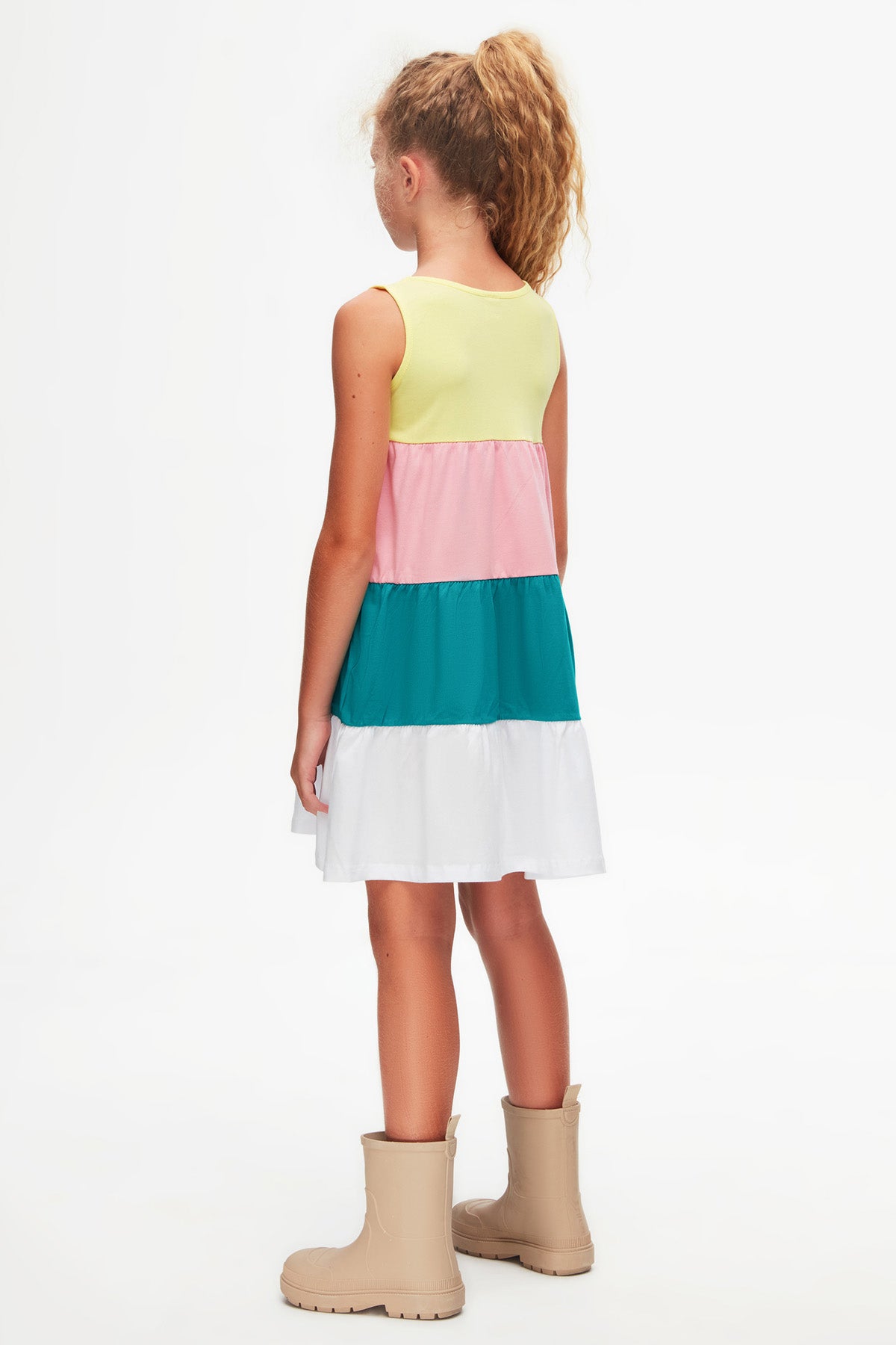 Girls Tiered Strappy Dress_sizechart