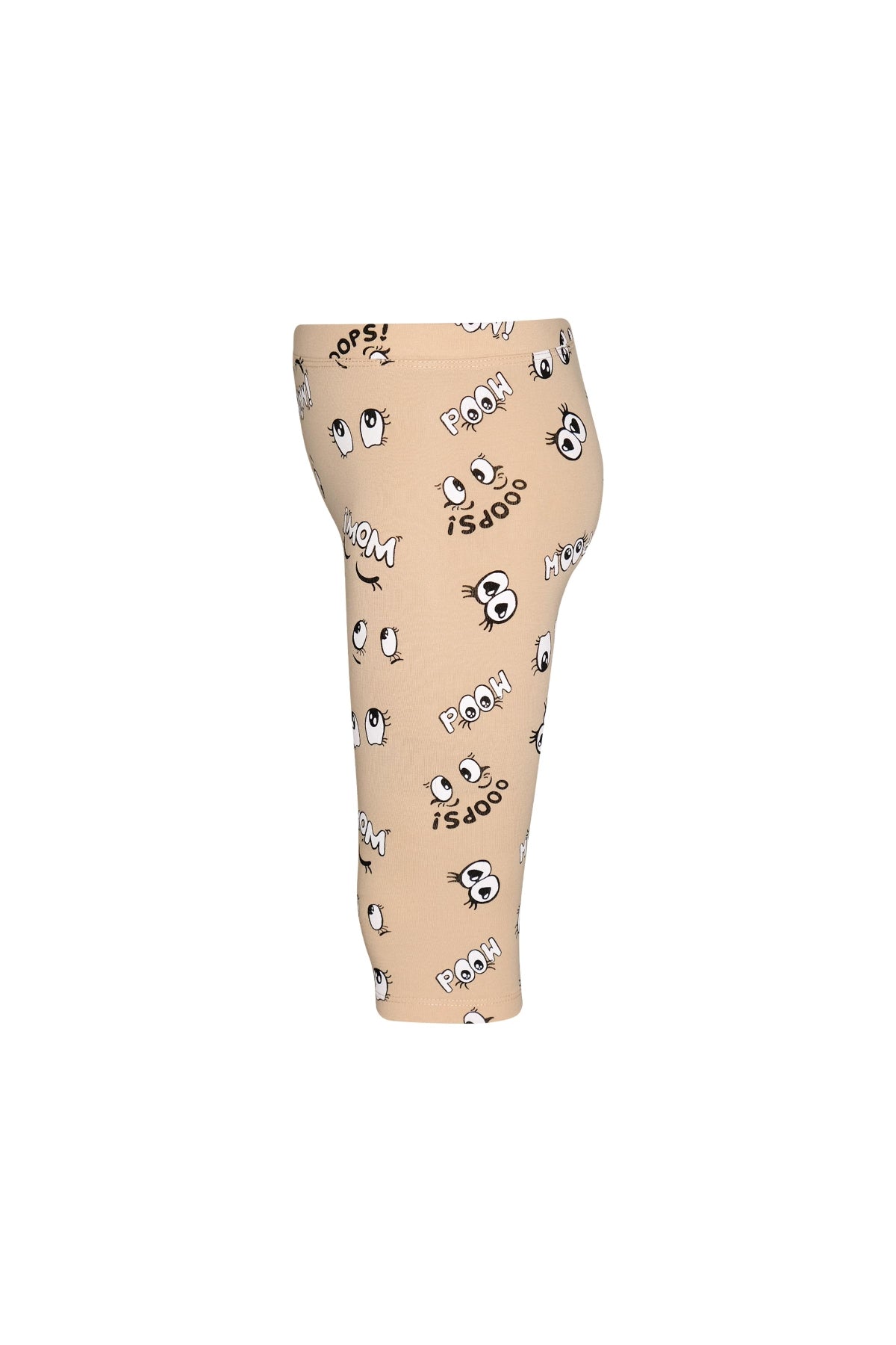 Always Happy Girls' Patterned Below-the-Knee Capri Leggings_sizechart