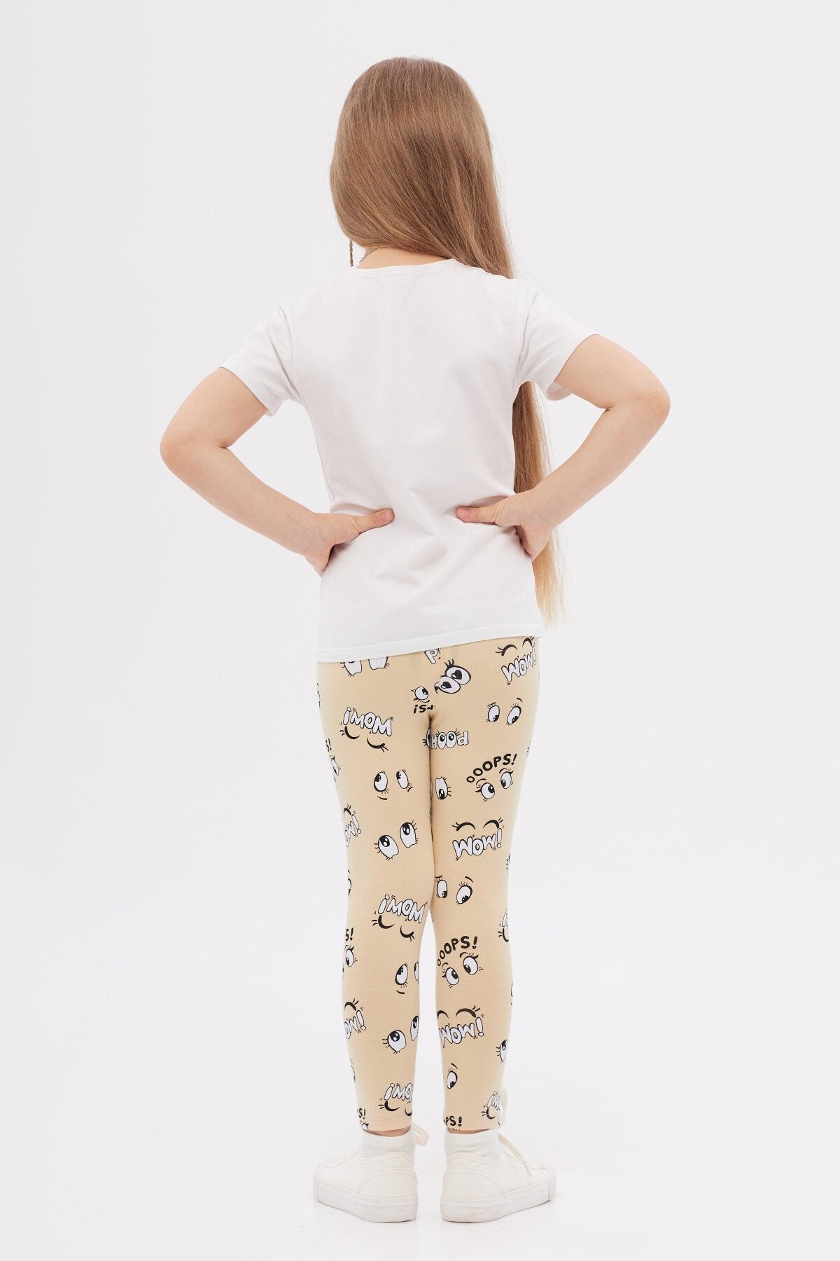 Always Happy Girls' Summer Patterned Leggings
