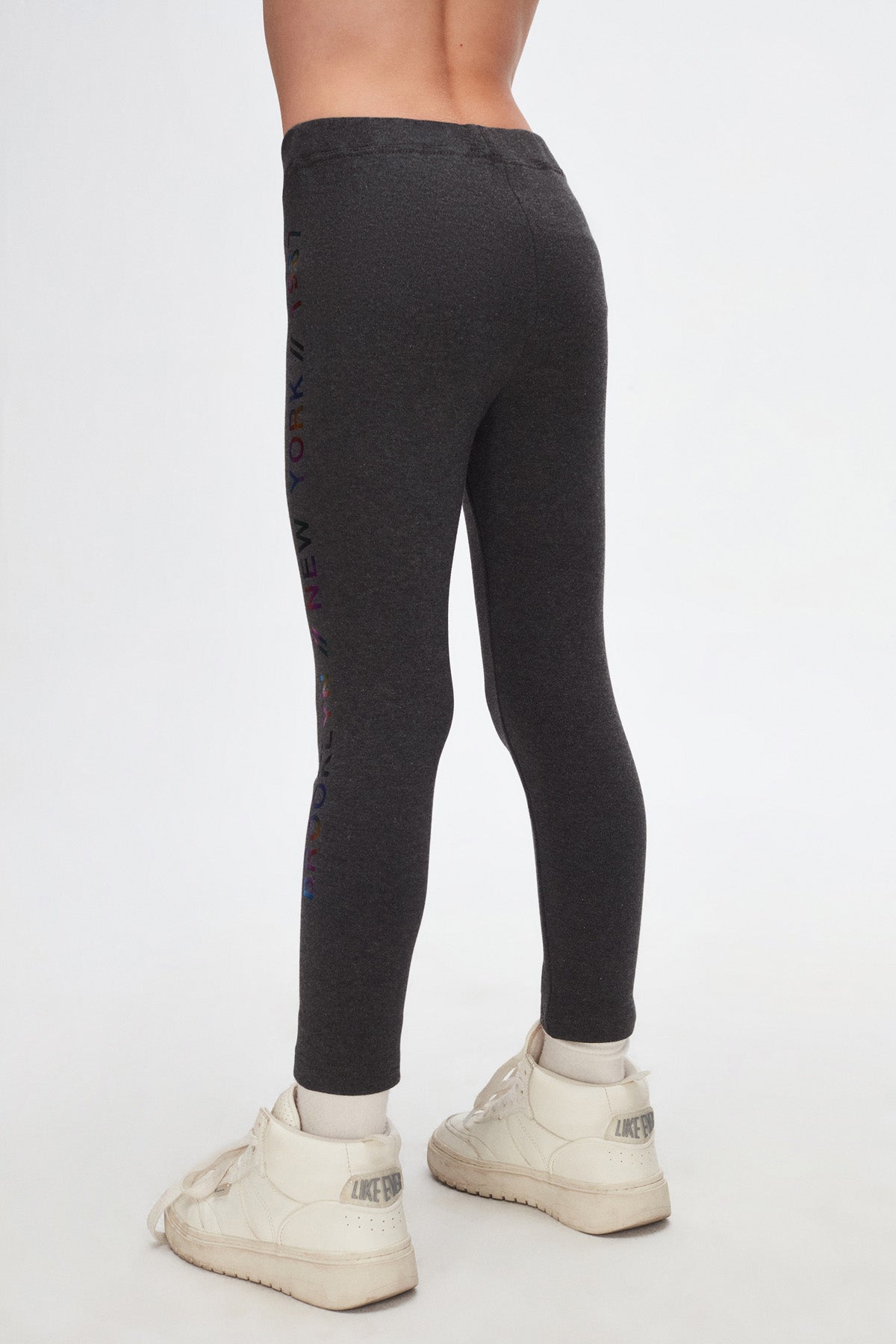 Girls' New York Printed Fleece-Lined Winter Leggings_sizechart (ASPHALT GRAY)