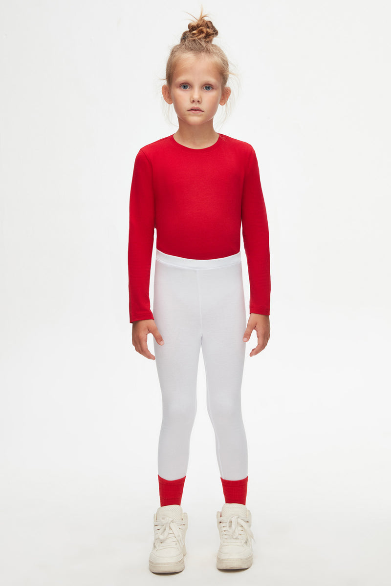 Girls' Basic Summer Leggings (WHITE)