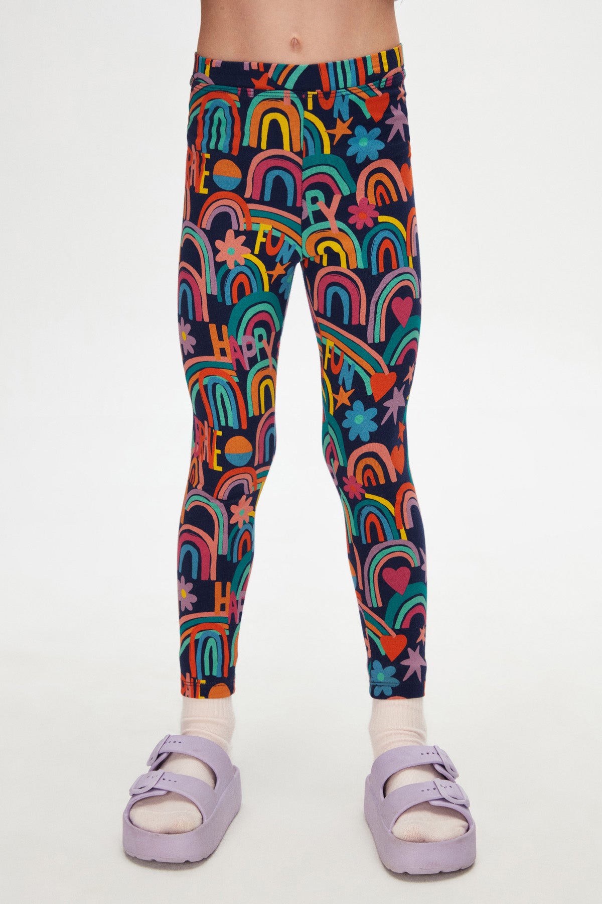 Brave & Happy Girls' Summer Patterned Leggings