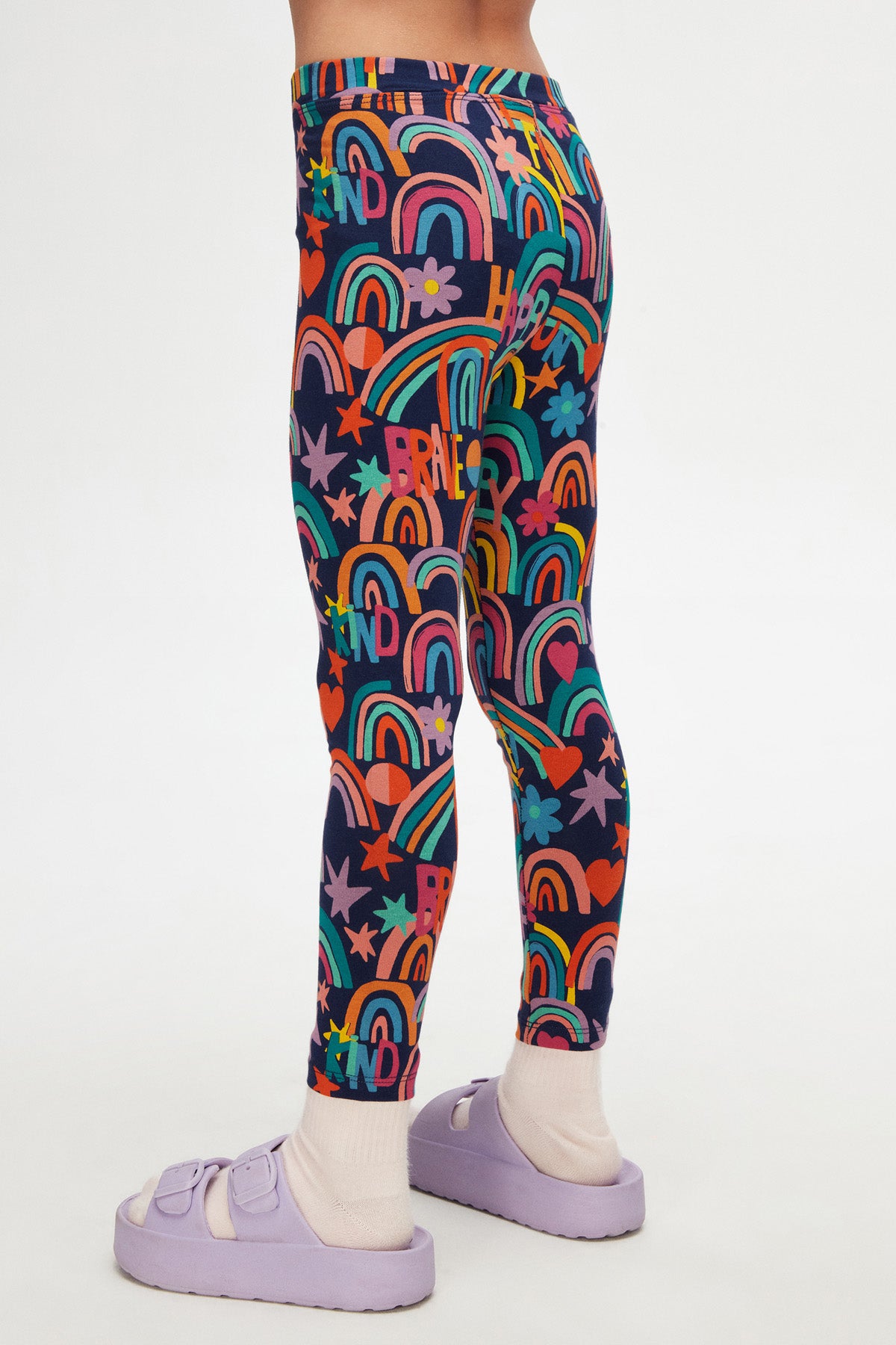 Brave & Happy Girls' Summer Patterned Leggings