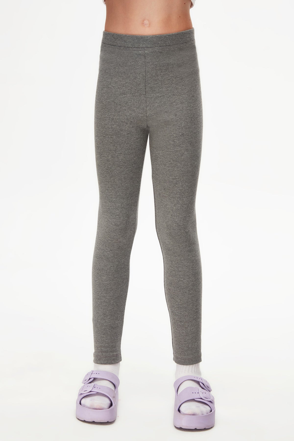 Basic Girls Winter Leggings (FROST GRAY)