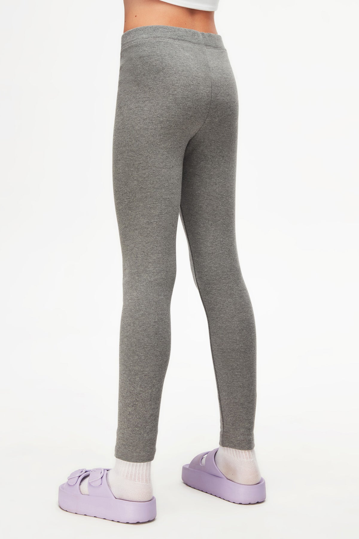 Basic Girls Winter Leggings (FROST GRAY)