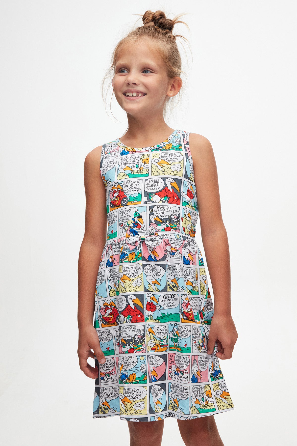 Cartoon Network Girls' Patterned Sleeveless Dress