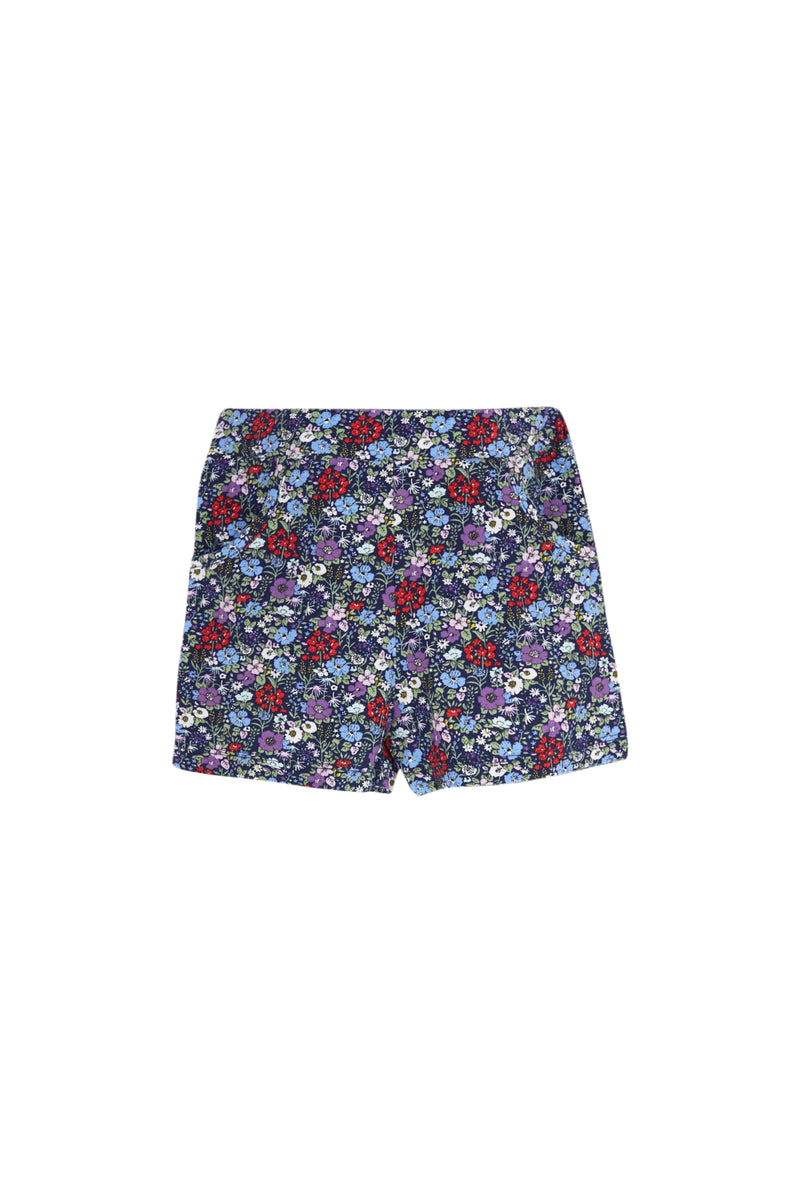 Cottage Garden Girls' Patterned Shorts with Pockets