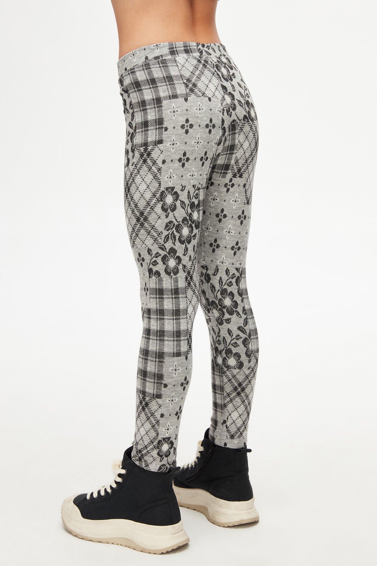Cranky Girls' Knitted Winter Patterned Leggings_sizechart