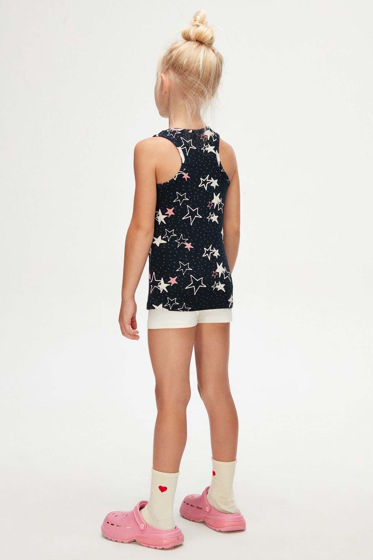 Crayon Stars Girls' Patterned Sleeveless T-Shirt