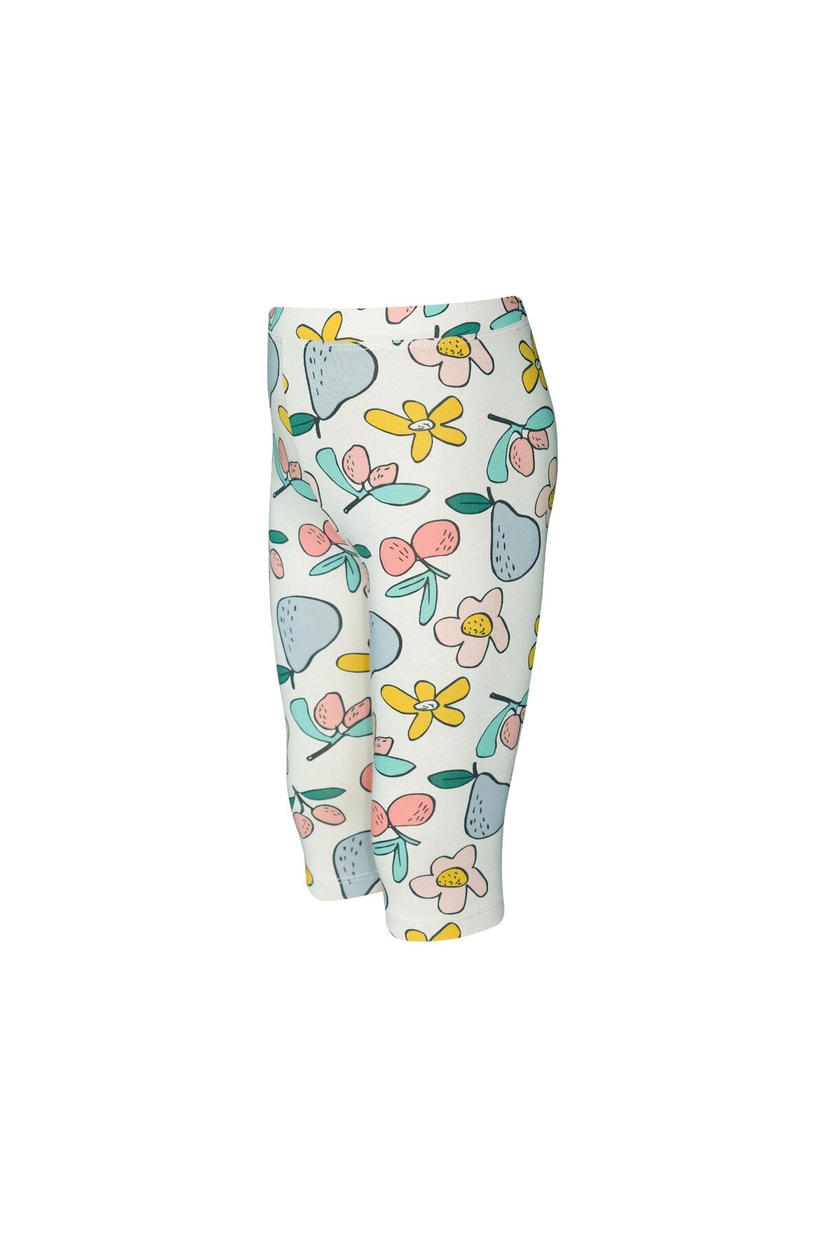 Cute Sketchbook Girls Printed Below-Knee Capri Leggings