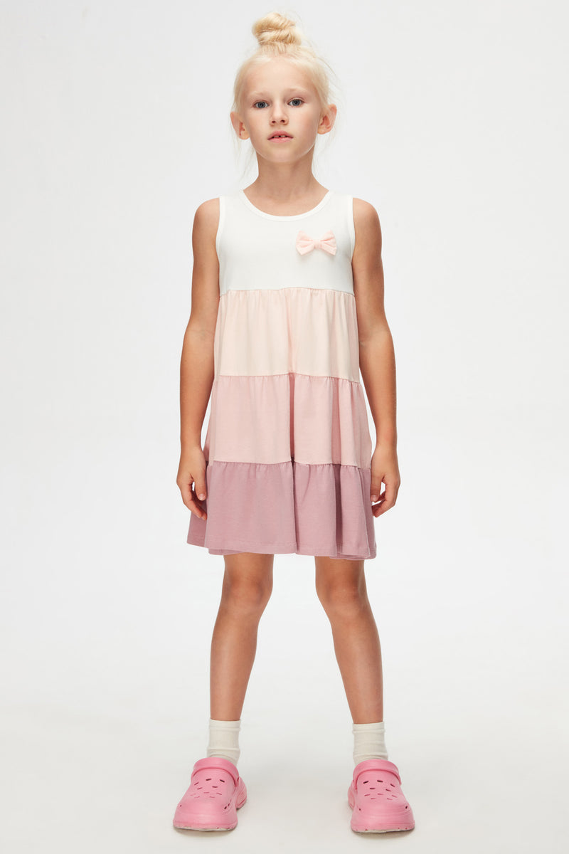 Girls' Tiered Strappy Dress