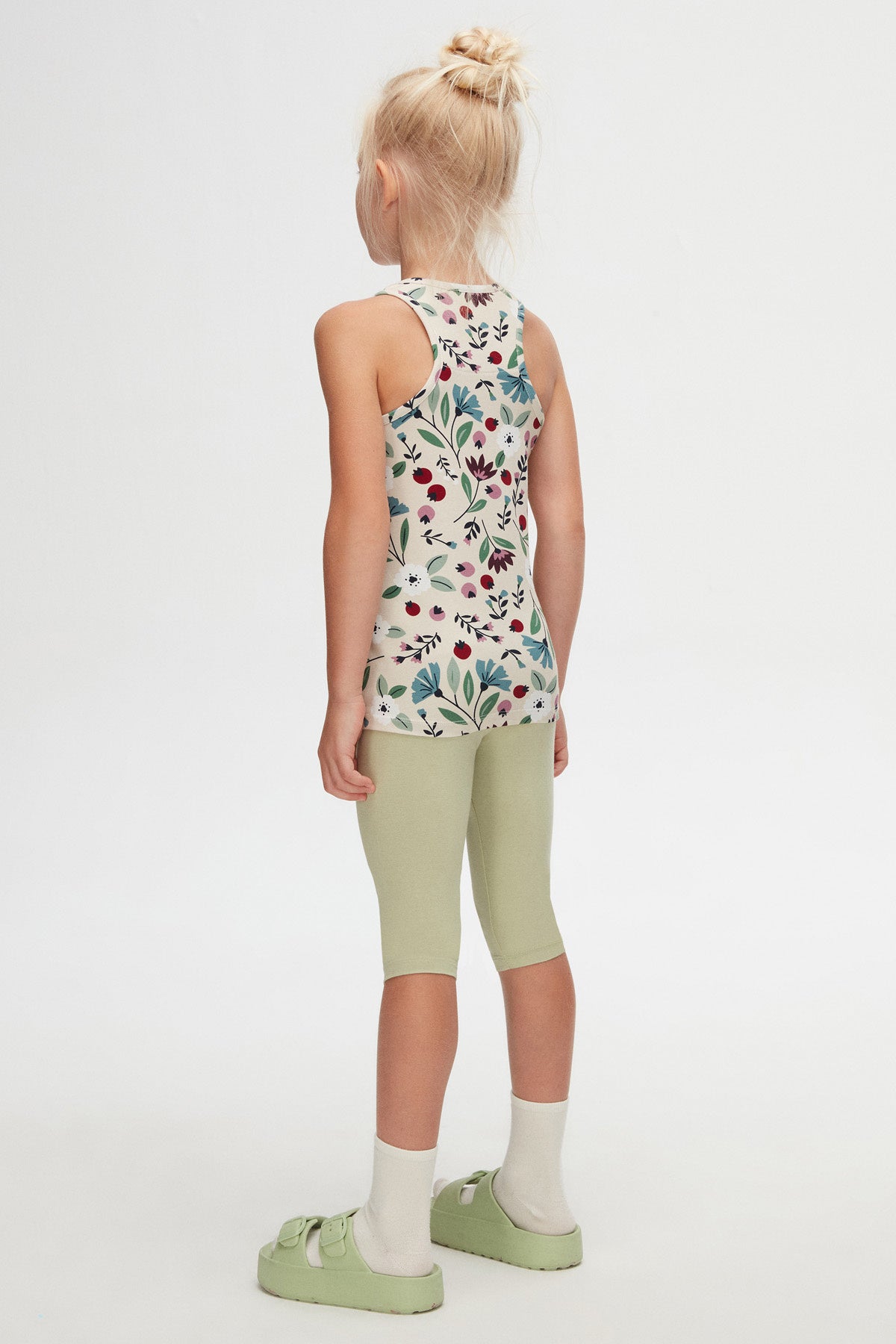 Fairy Garden Girls' Patterned Sleeveless T-Shirt