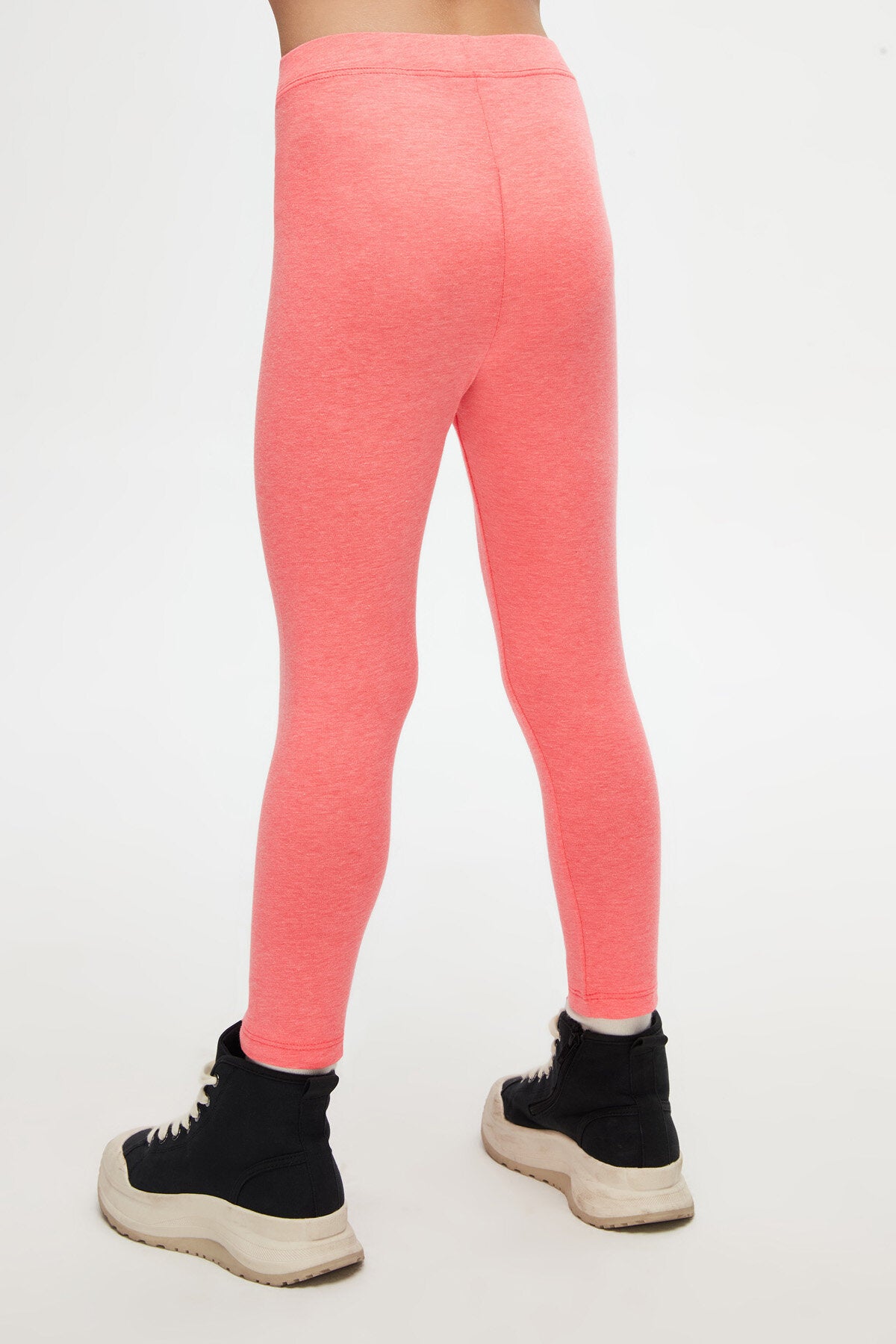 Girls' Summer Basic Leggings (neon FUCHSIA)