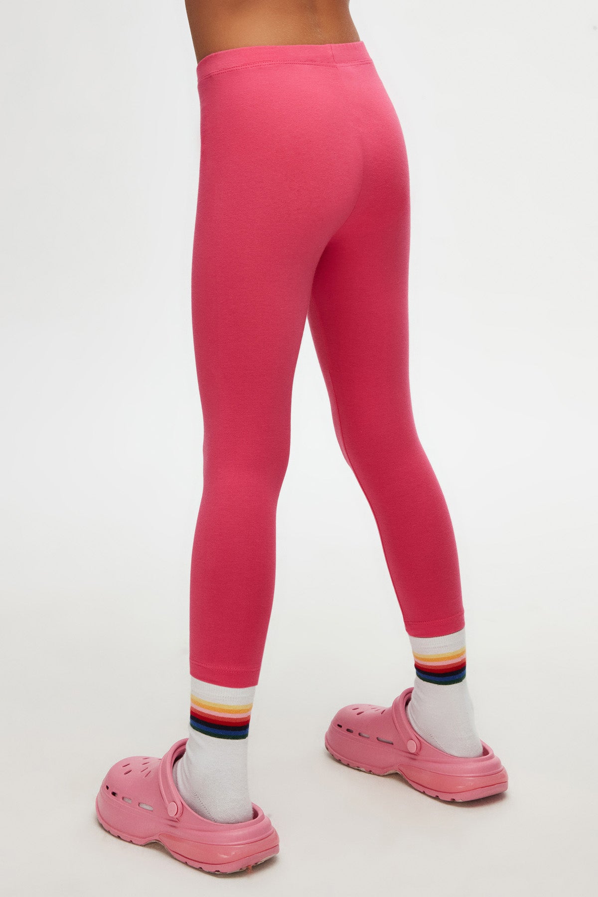 Girls' Basic Summer Leggings (FUCHSIA ROSE)