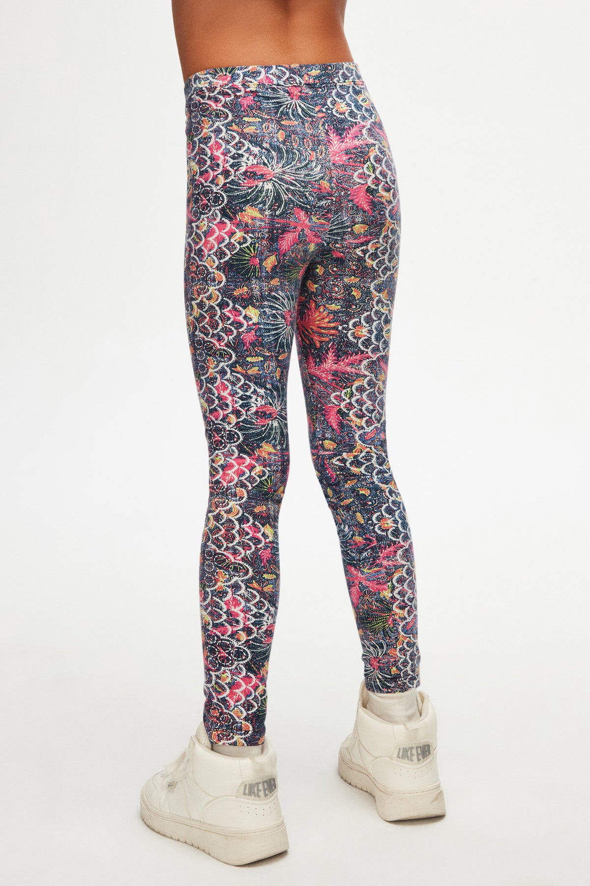 Girls' Leaf Patterned Winter Leggings_sizechart