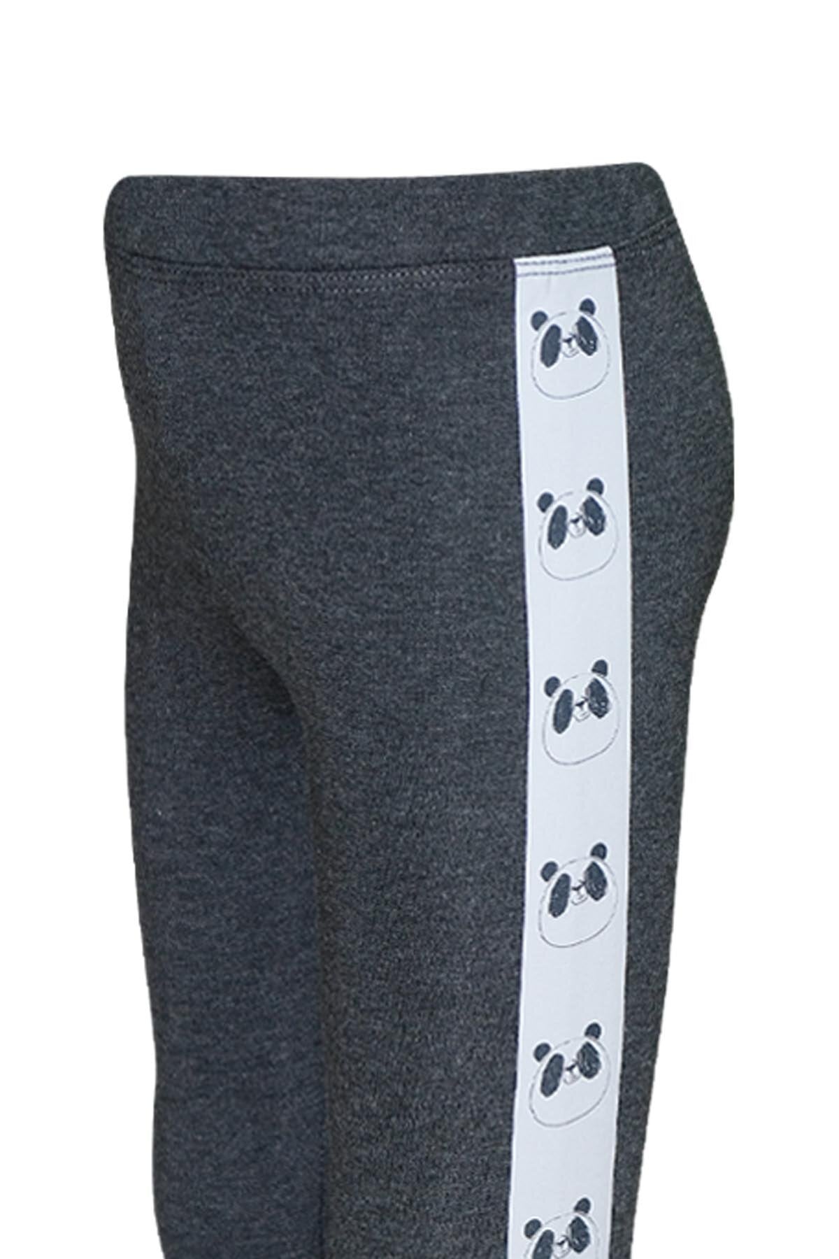Girls' Fleece-Lined Panda Side Print Leggings_sizechart (STORM GRAY)