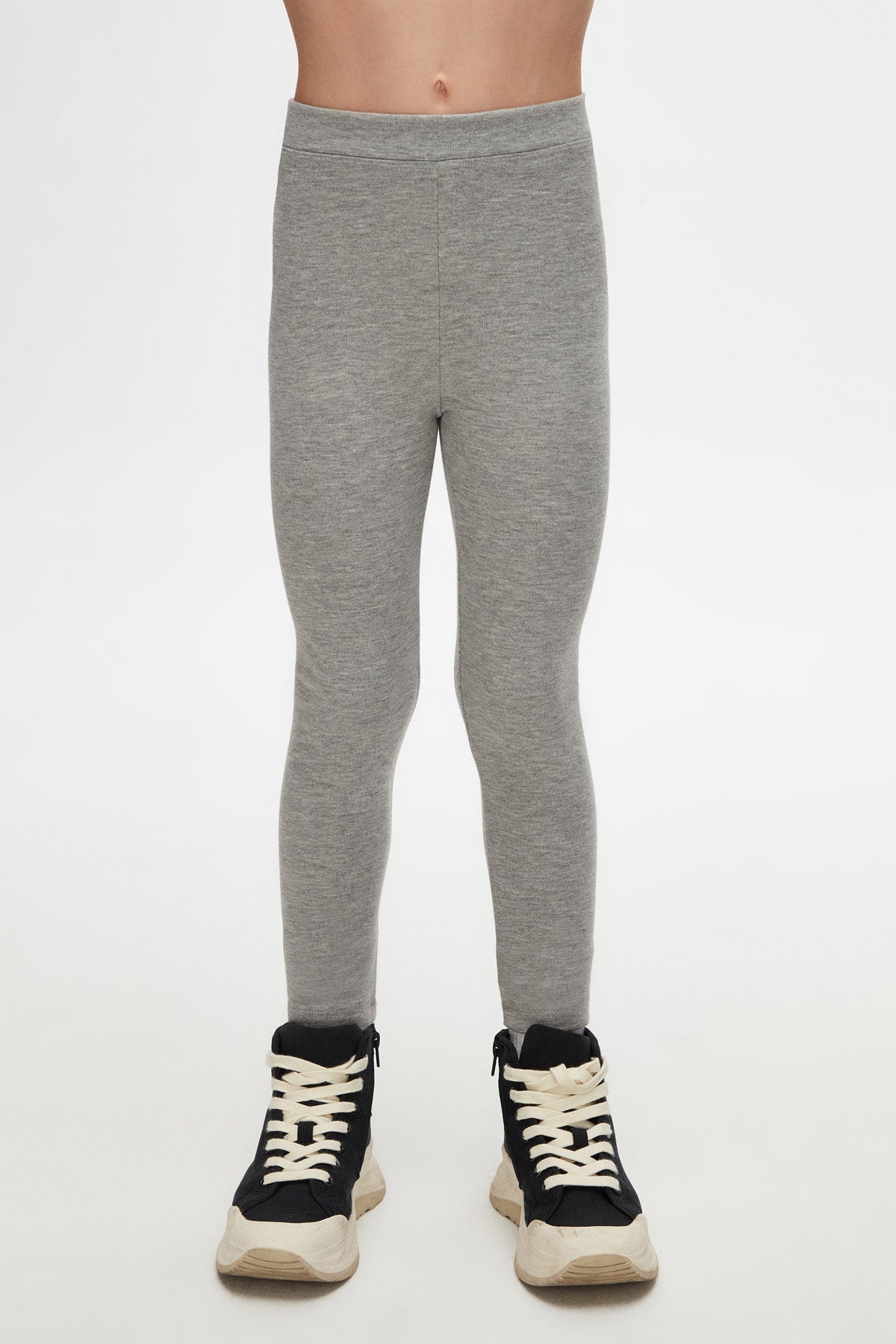 Basic Girls Winter Leggings (COOL GRAY)