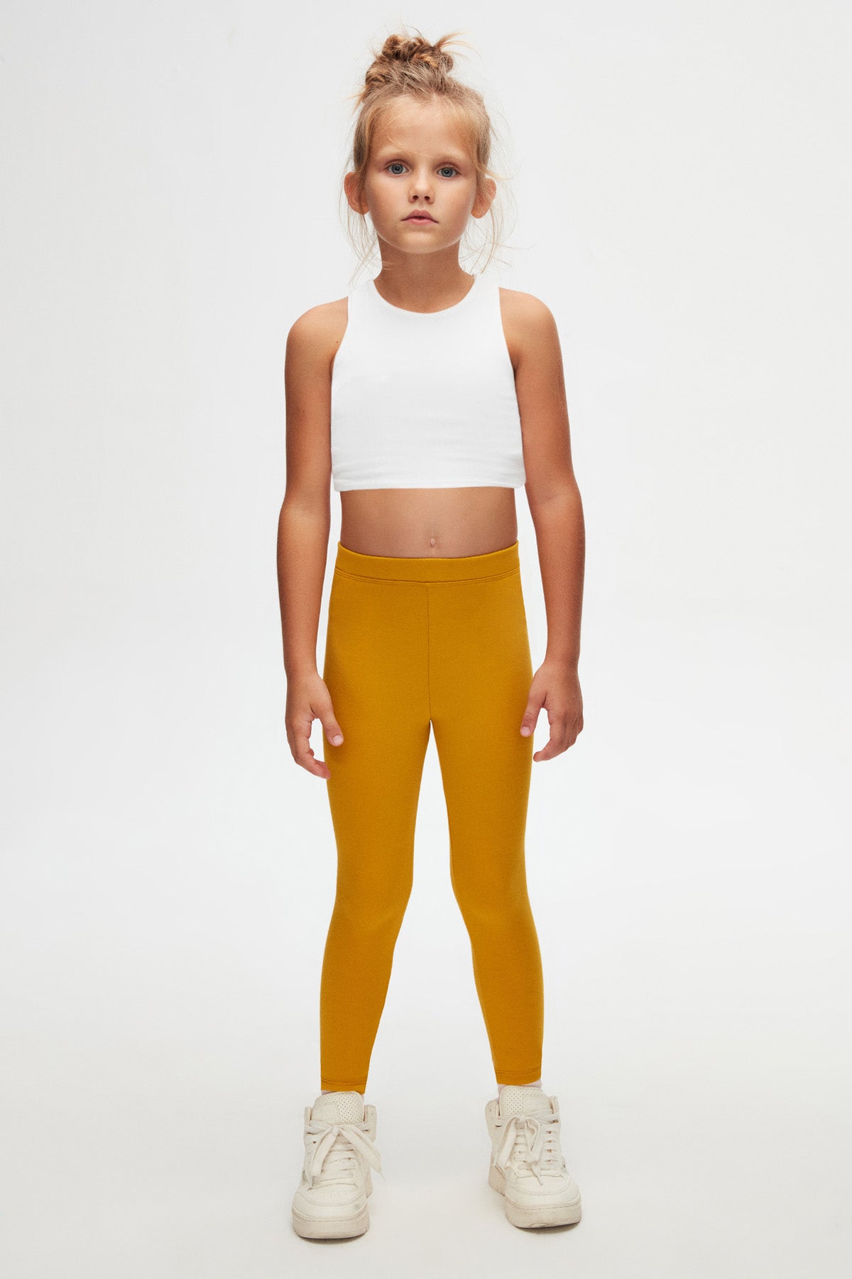 Basic Girls Winter Leggings (HONEY MUSTARD)