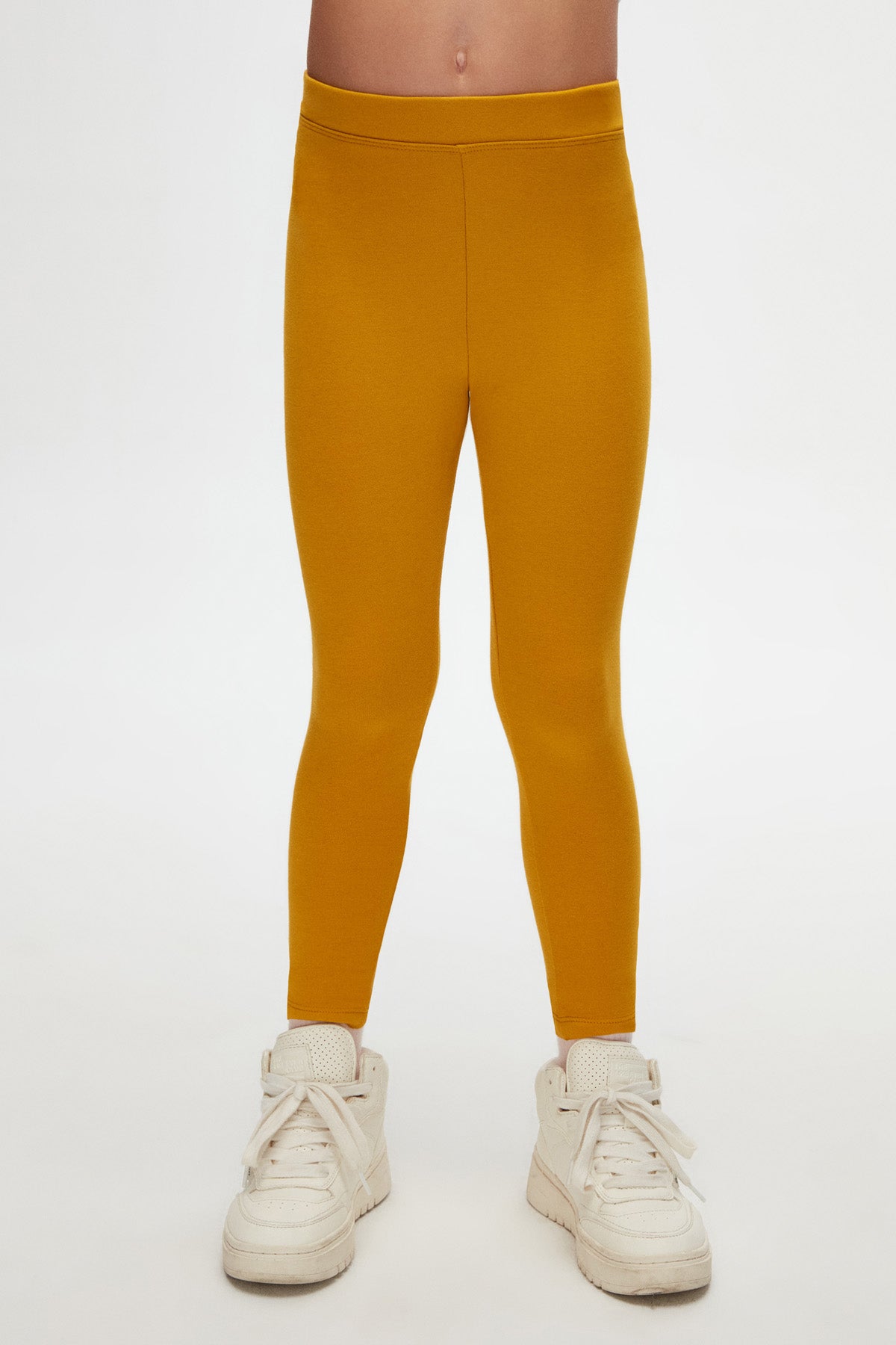 Basic Girls Winter Leggings (HONEY MUSTARD)