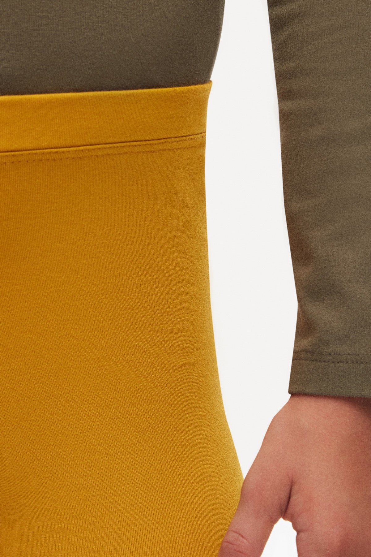 Girls' Basic Summer Leggings (HONEY MUSTARD)
