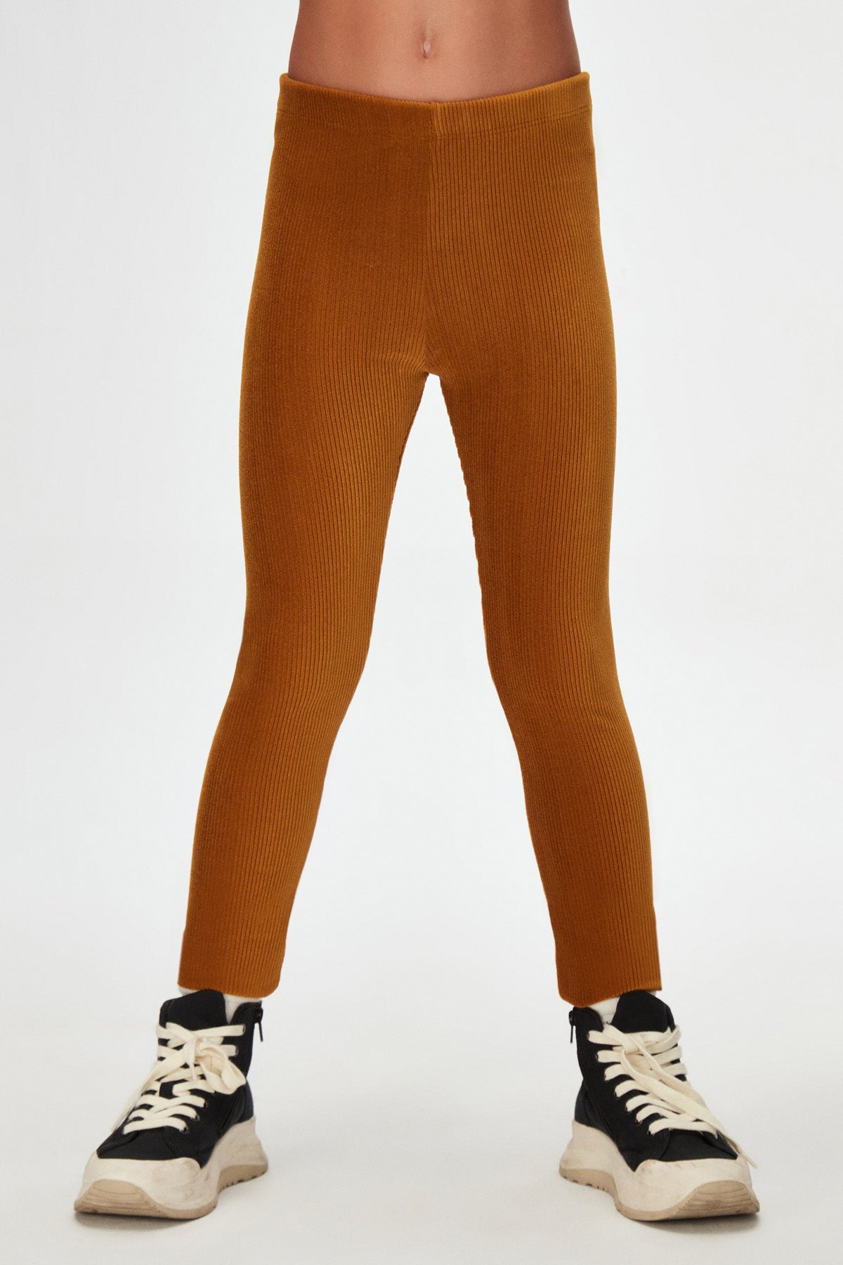Girls' Ribbed Corduroy Leggings (HONEY MUSTARD)
