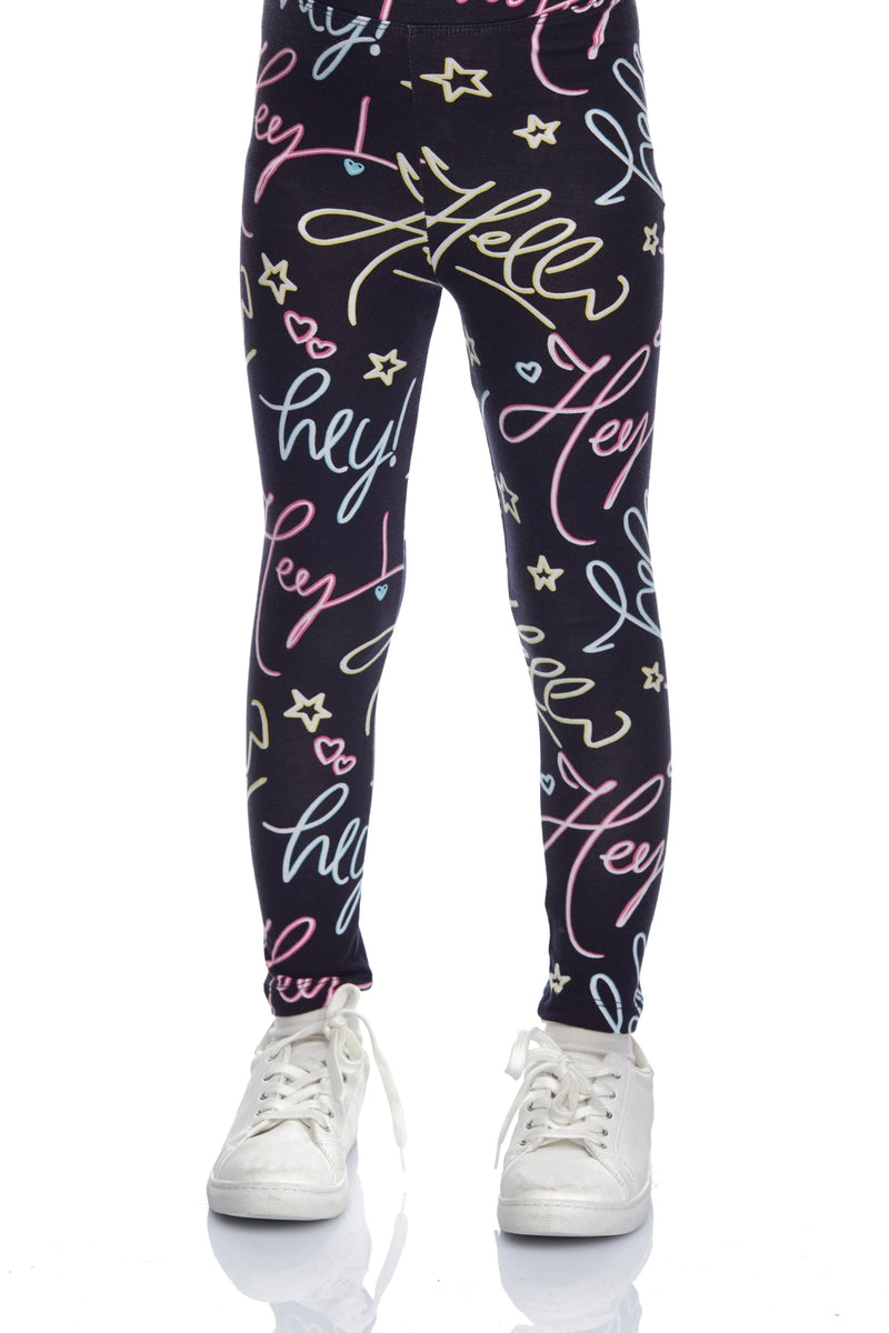 Hey Dude Girls' Patterned Summer Leggings