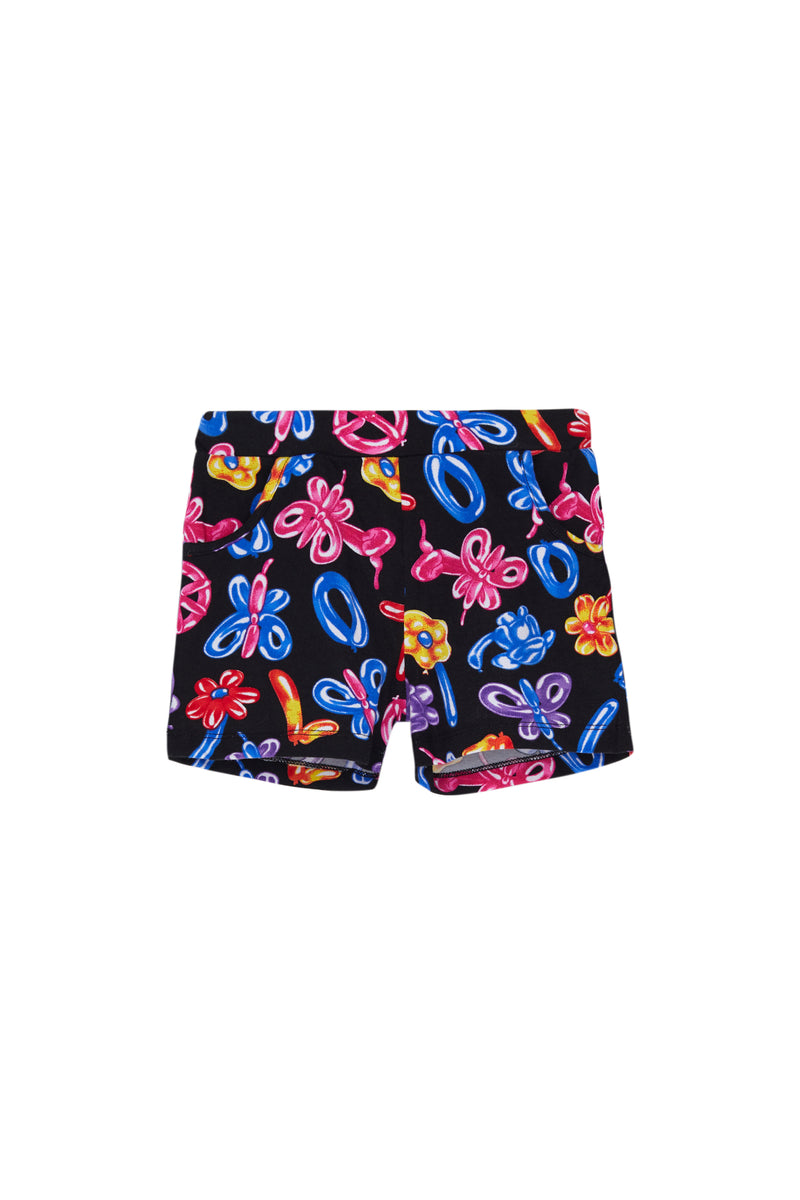 Jelly Balloon Girls' Patterned Shorts with Pockets