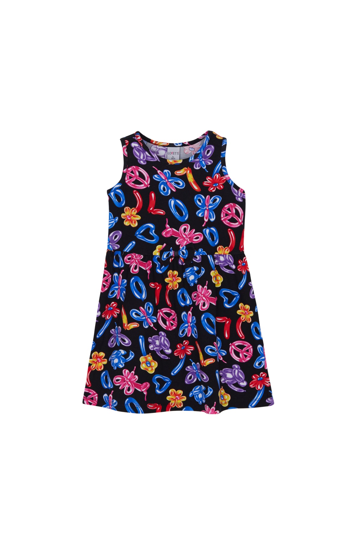 Jelly Balloon Girls' Patterned Sleeveless Dress_sizechart