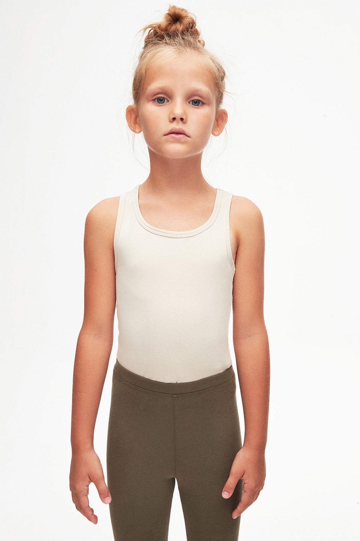 Girls' Basic Summer Leggings (MILITARY OLIVE)