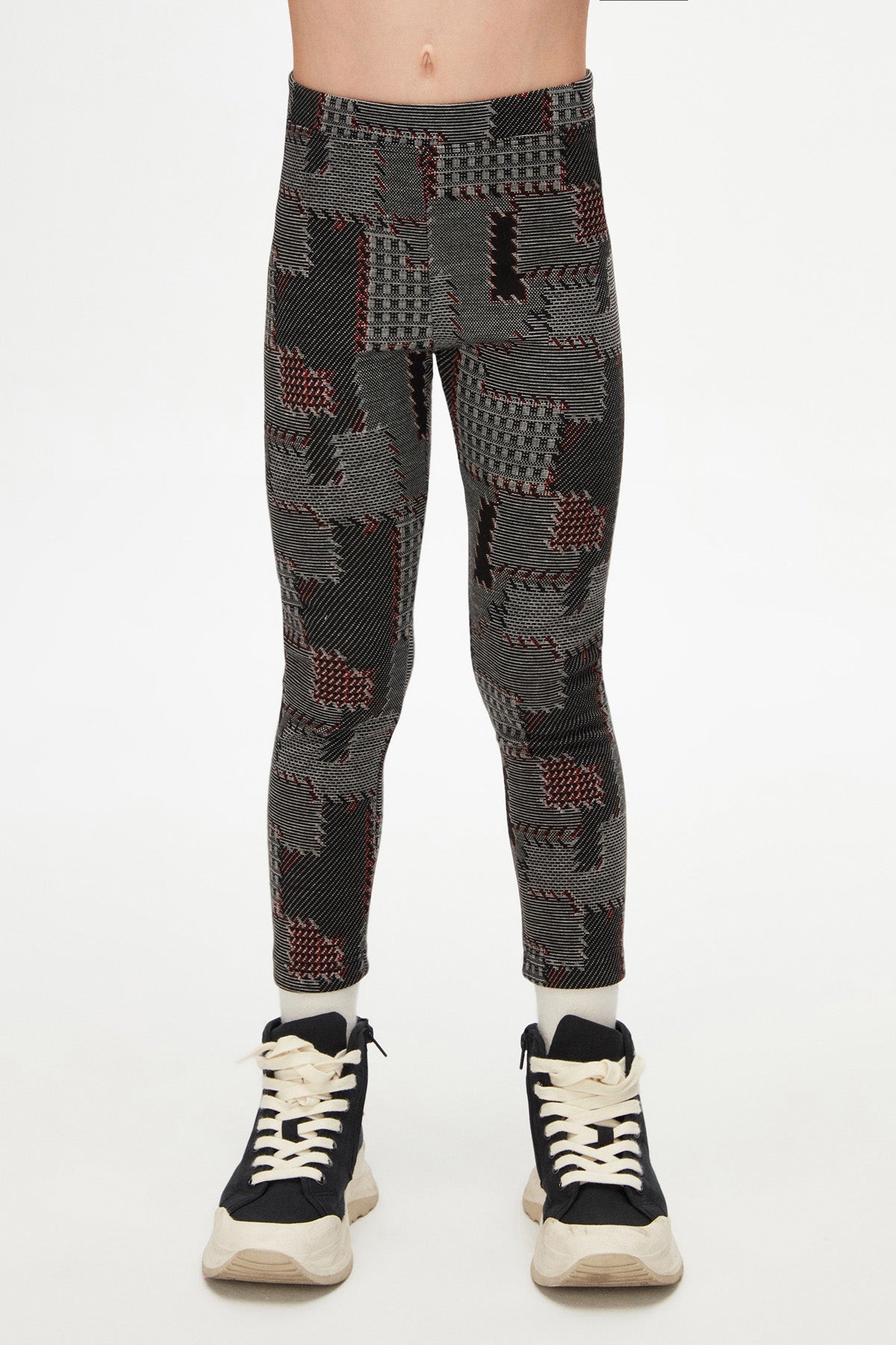 Girls' Ribbed Knit Winter Leggings