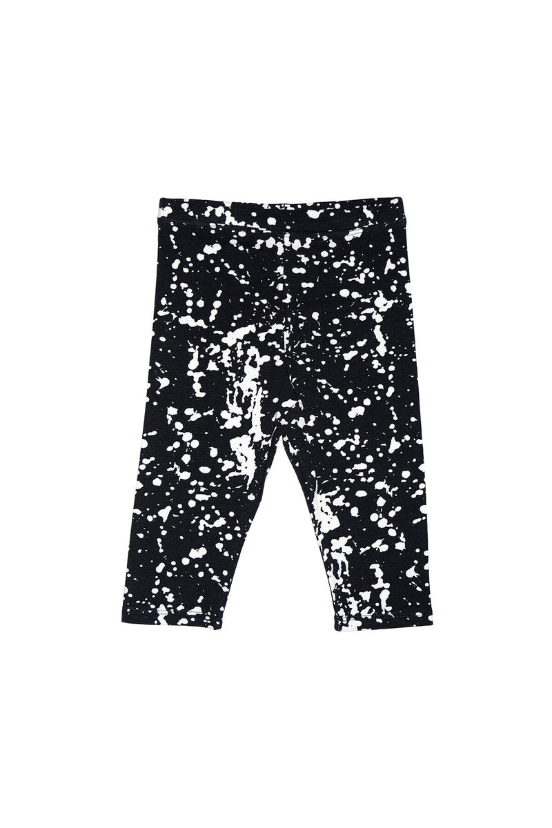 Girls' Marbled Drop Patterned Capri Pants