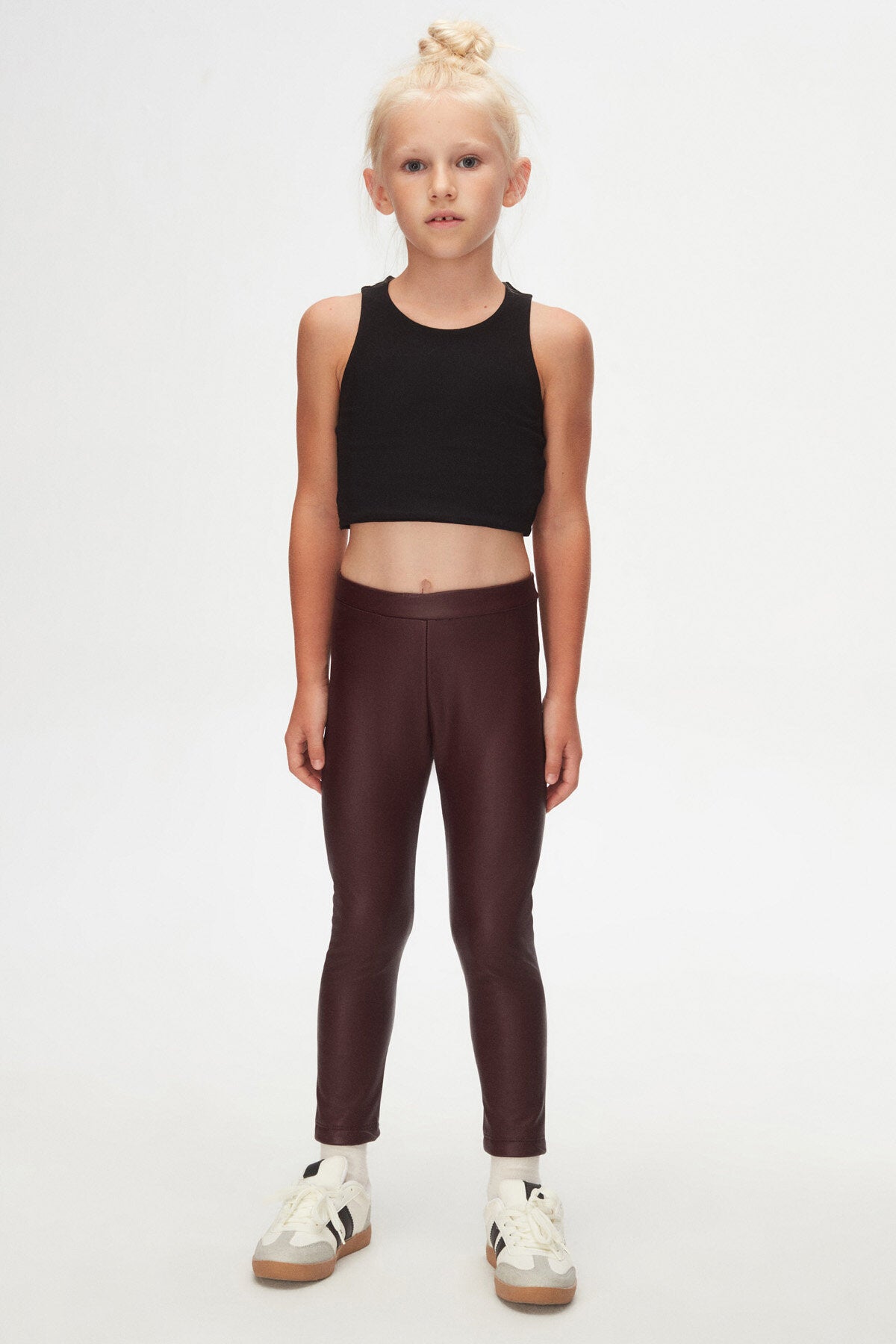 Girls' Winter Leather Pants