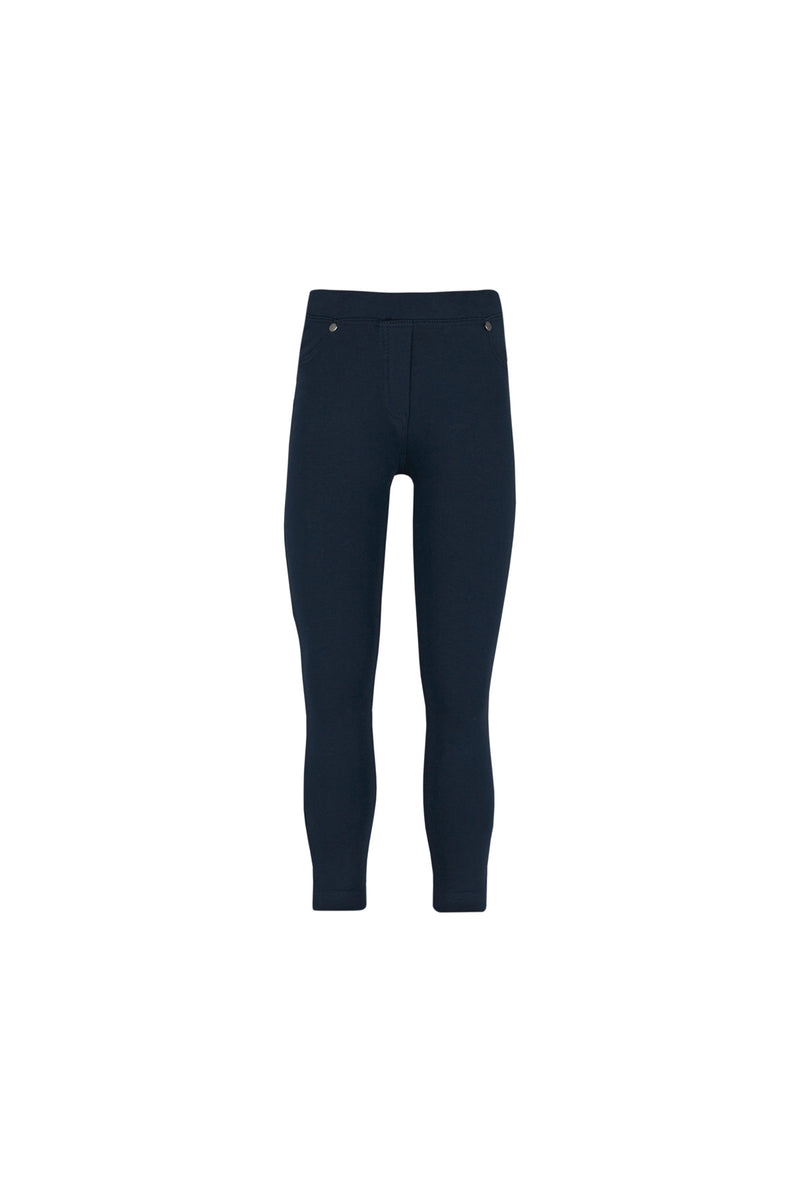 4-Pocket Girls' Winter Leggings (DARK NAVY)