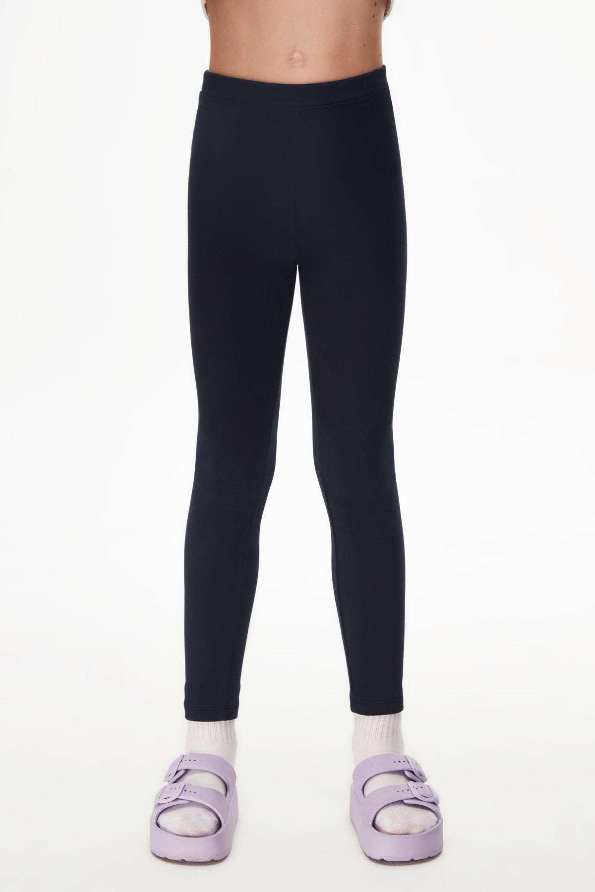 Basic Girls Winter Leggings (DARK NAVY)