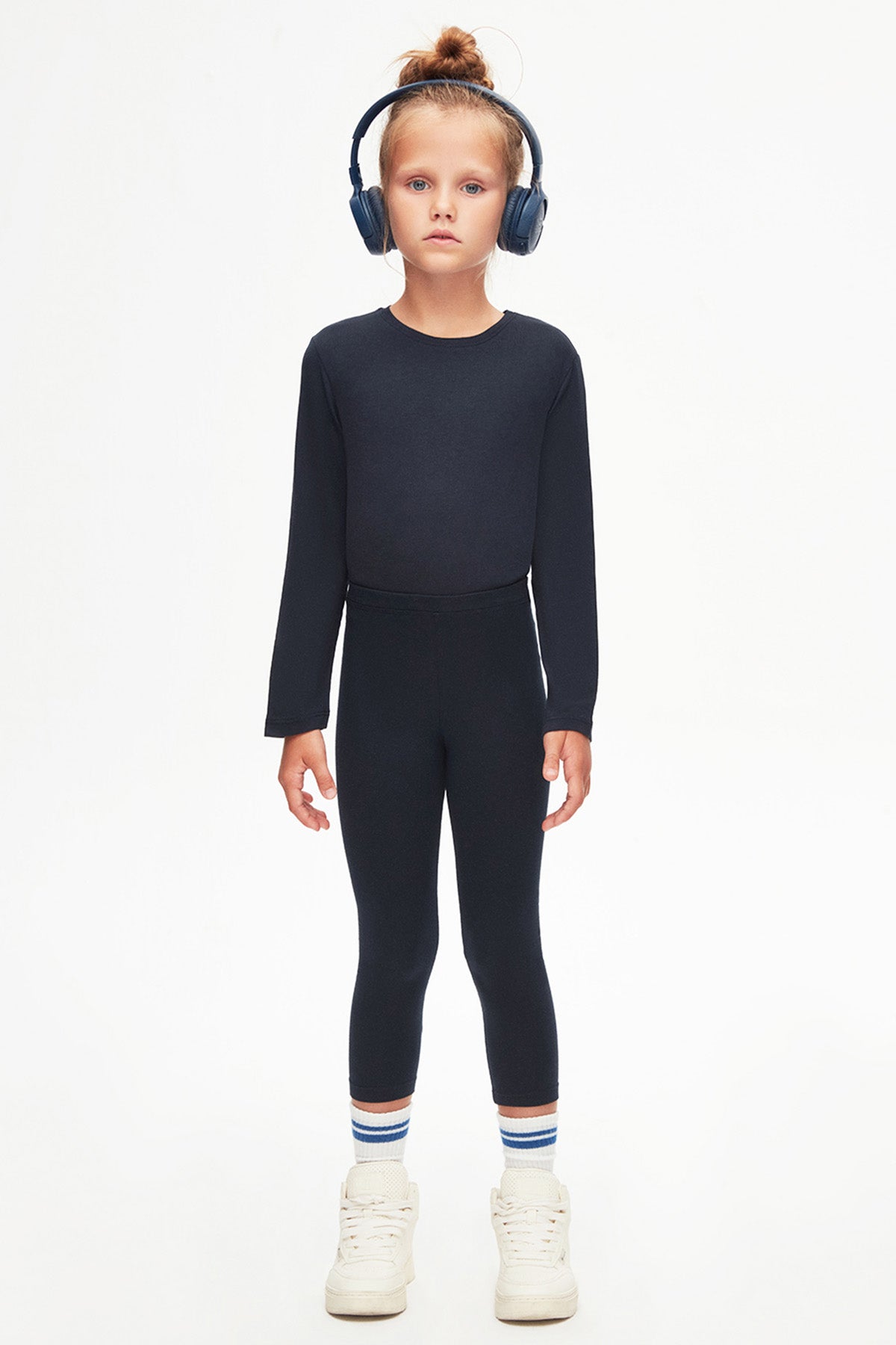 Girls' Basic Summer Leggings (DARK NAVY)