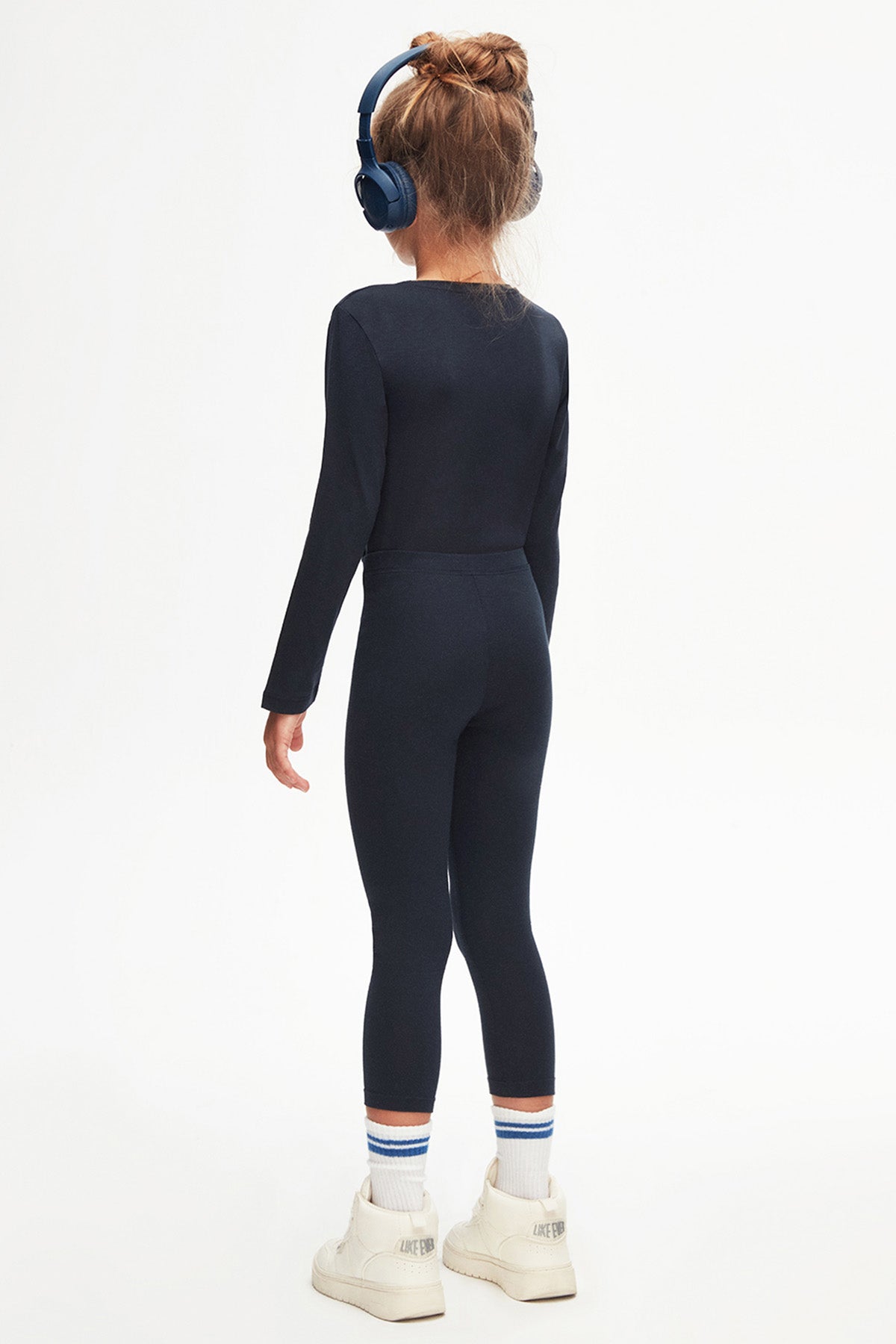 Girls' Basic Summer Leggings (DARK NAVY)