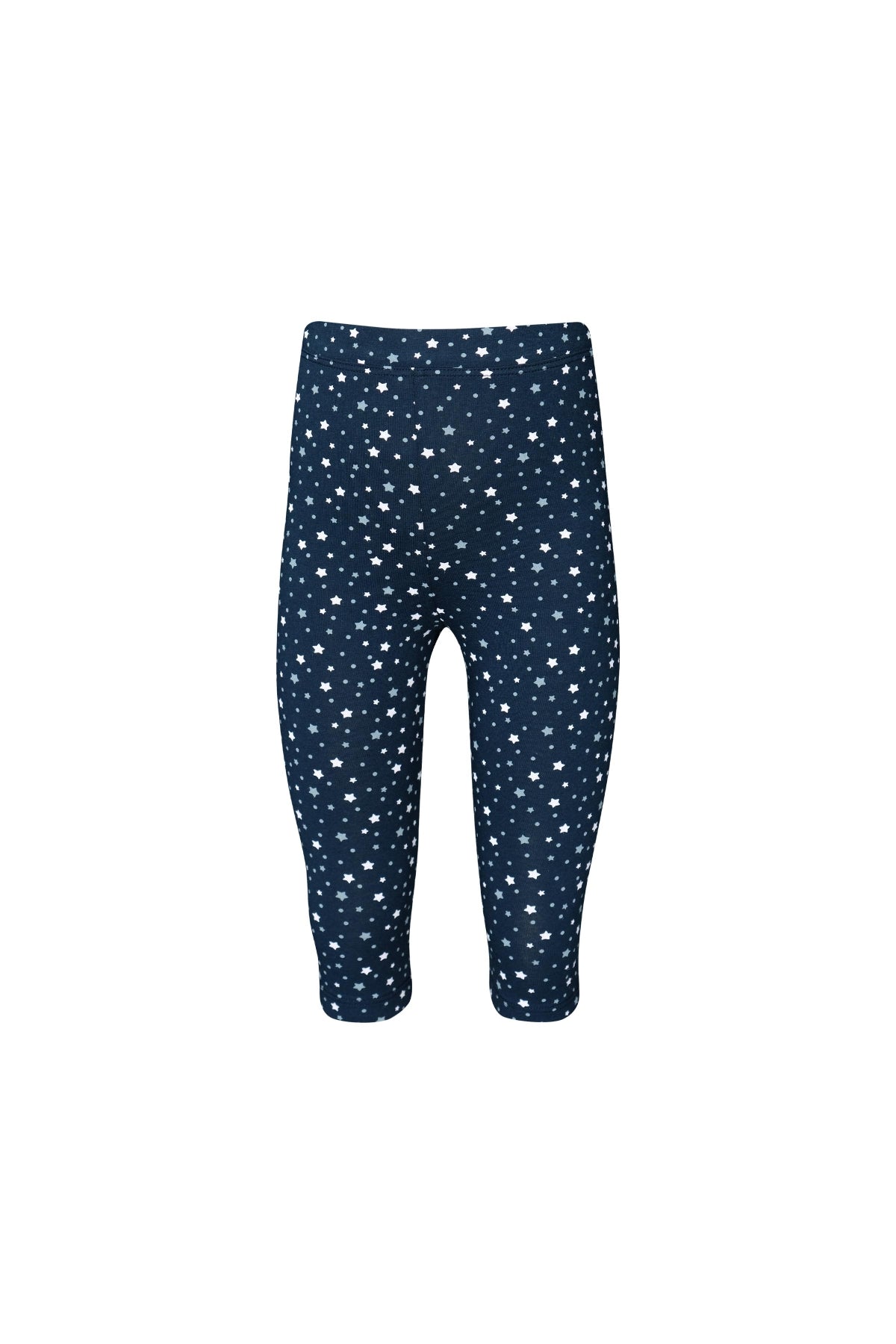 Little Stars Girls' Patterned Capri Leggings (DARK NAVY)