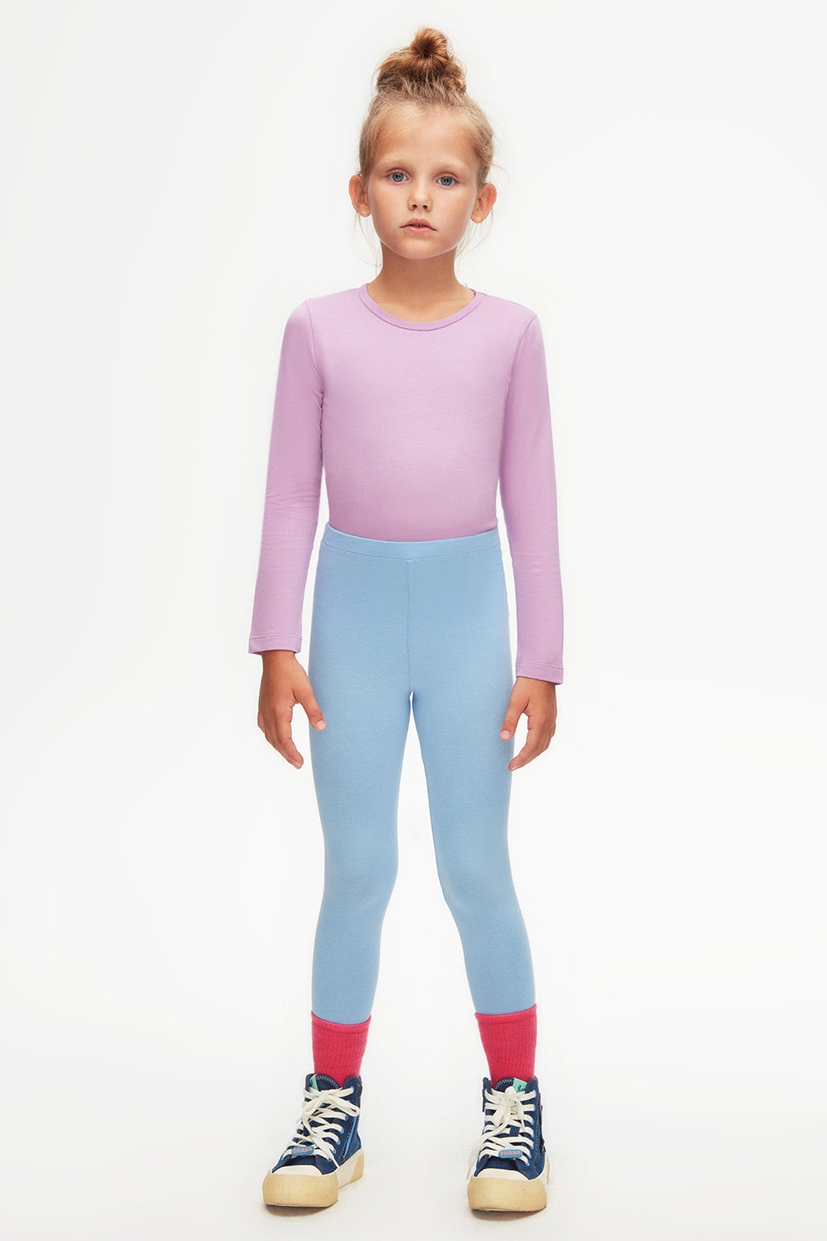 Girls' Basic Summer Leggings (SKY BLUE)