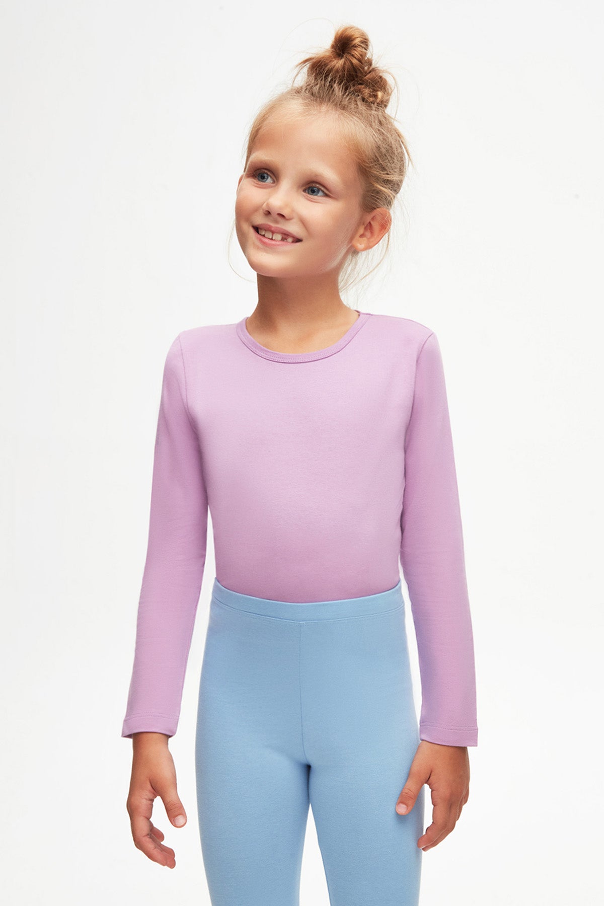 Girls' Basic Summer Leggings (SKY BLUE)
