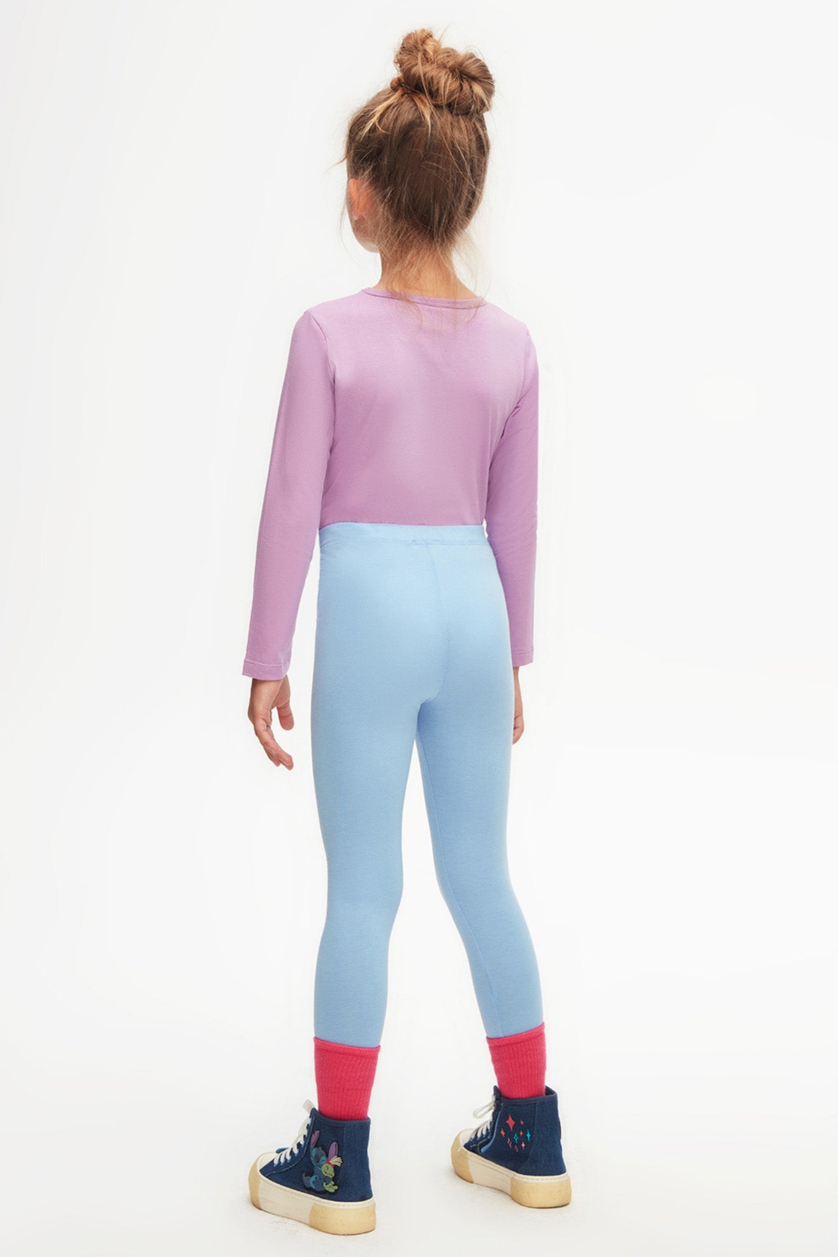 Girls' Basic Summer Leggings (SKY BLUE)