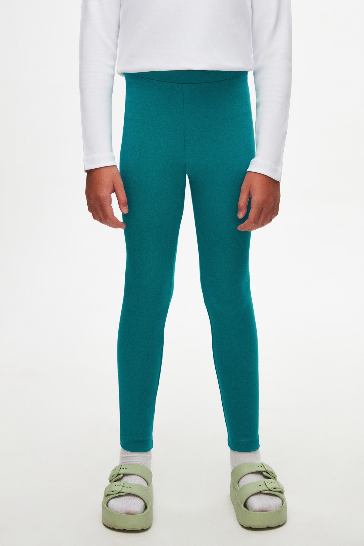 Basic Girls Winter Leggings (PACIFIC)