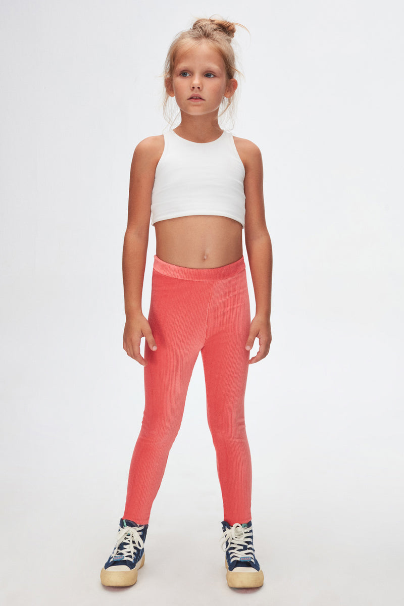 Girls' Ribbed Corduroy Leggings