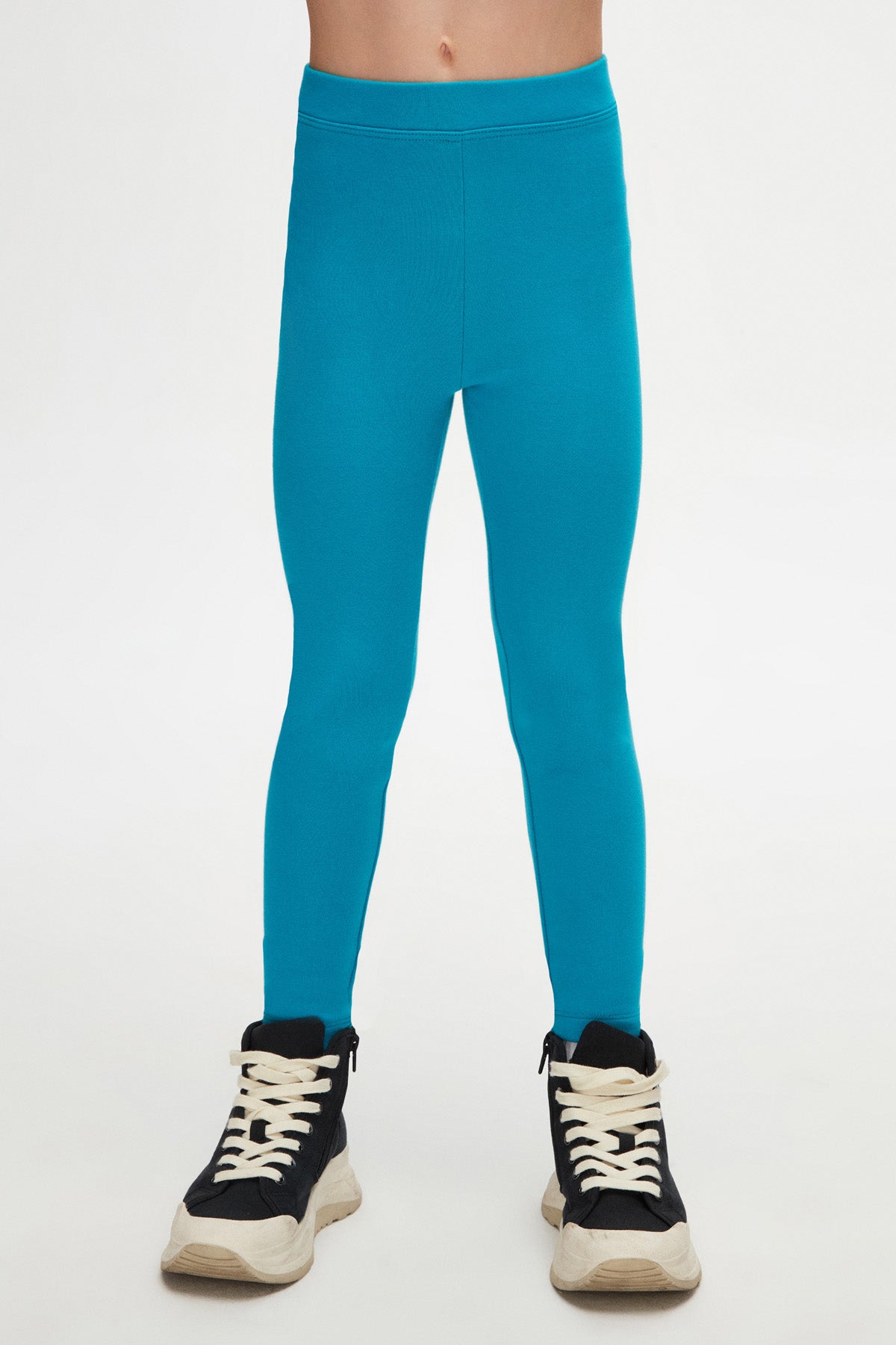 Basic Girls Winter Leggings (OCEAN TURQUOISE)