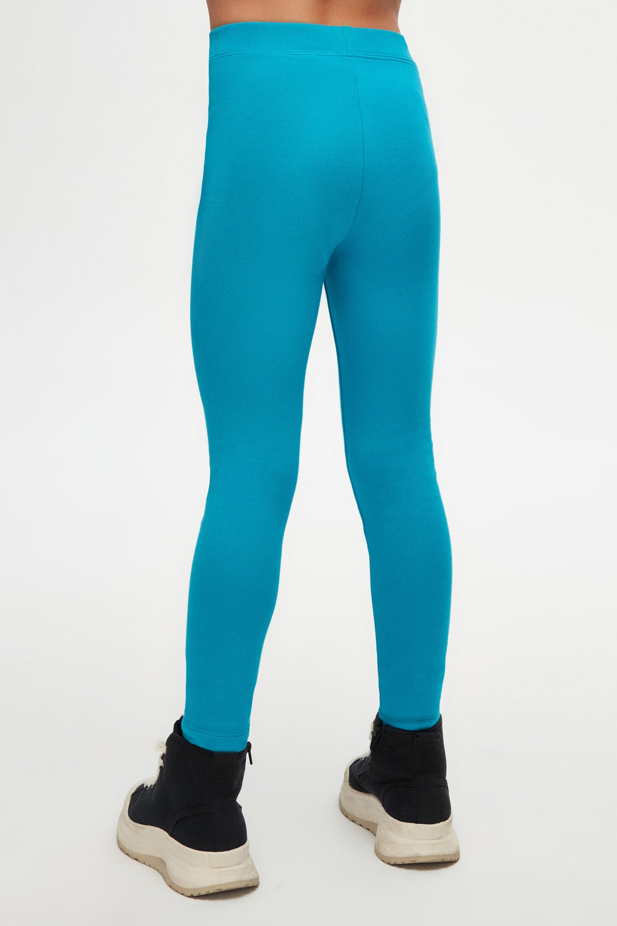 Basic Girls Winter Leggings (OCEAN TURQUOISE)