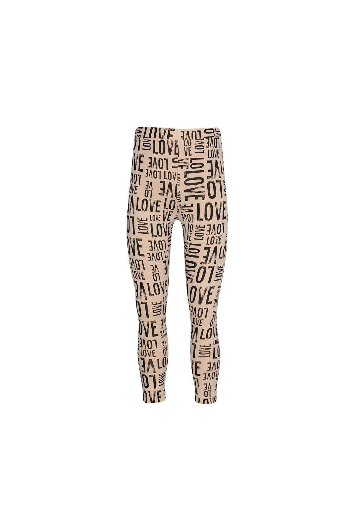 Girls' 'Love' Printed Patterned Summer Leggings